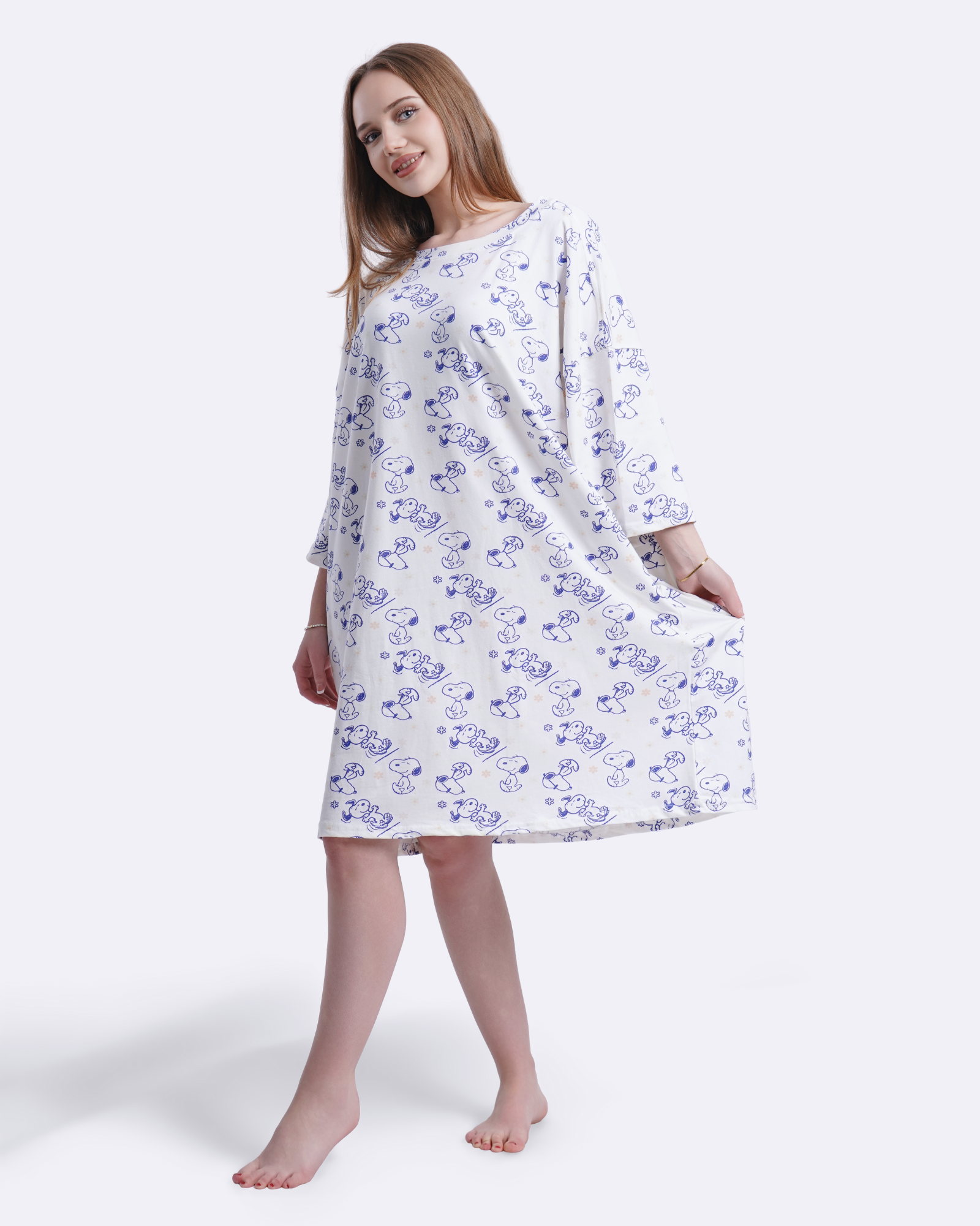 Snoopy Blue Cozee Tee