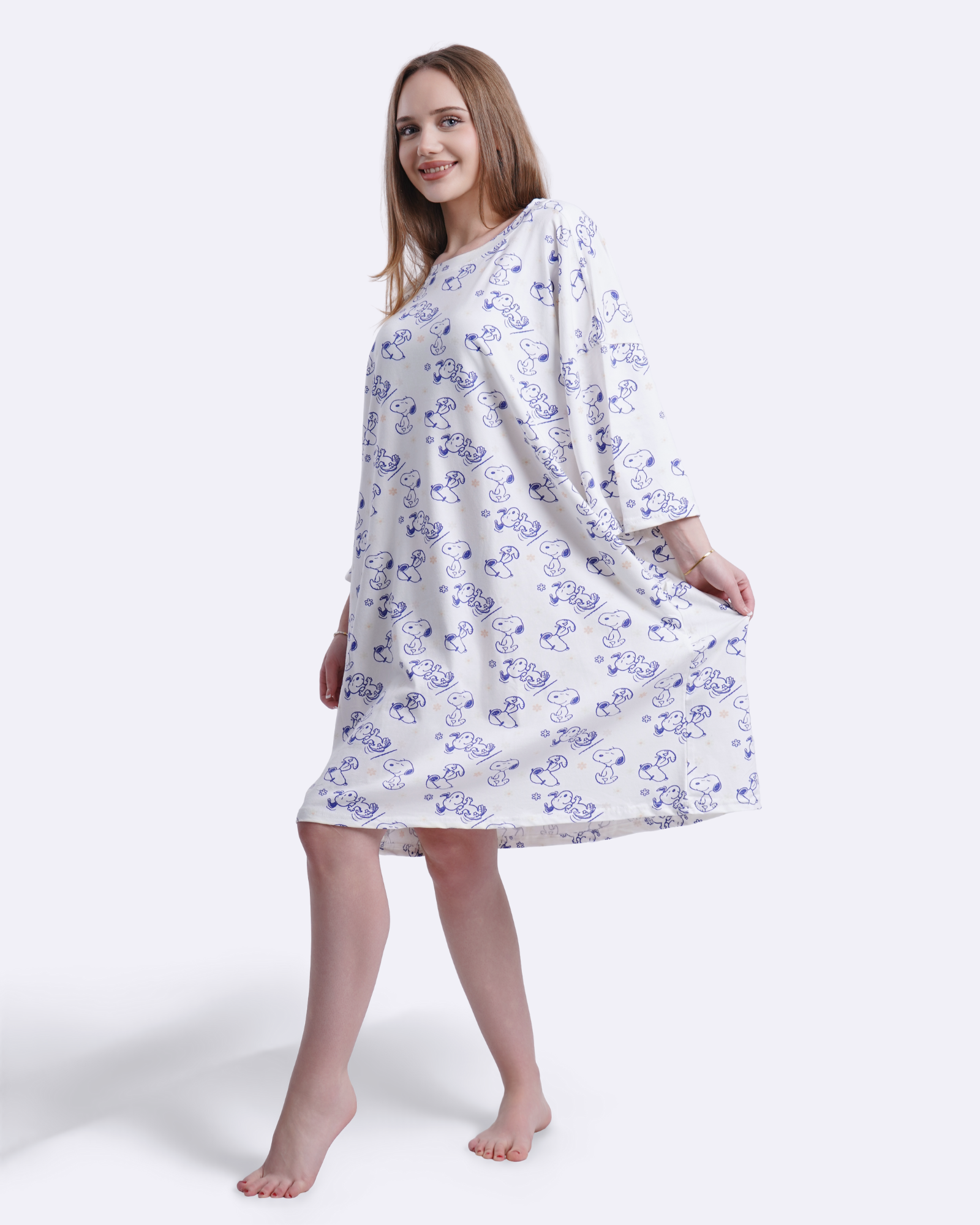 Snoopy Blue Cozee Tee