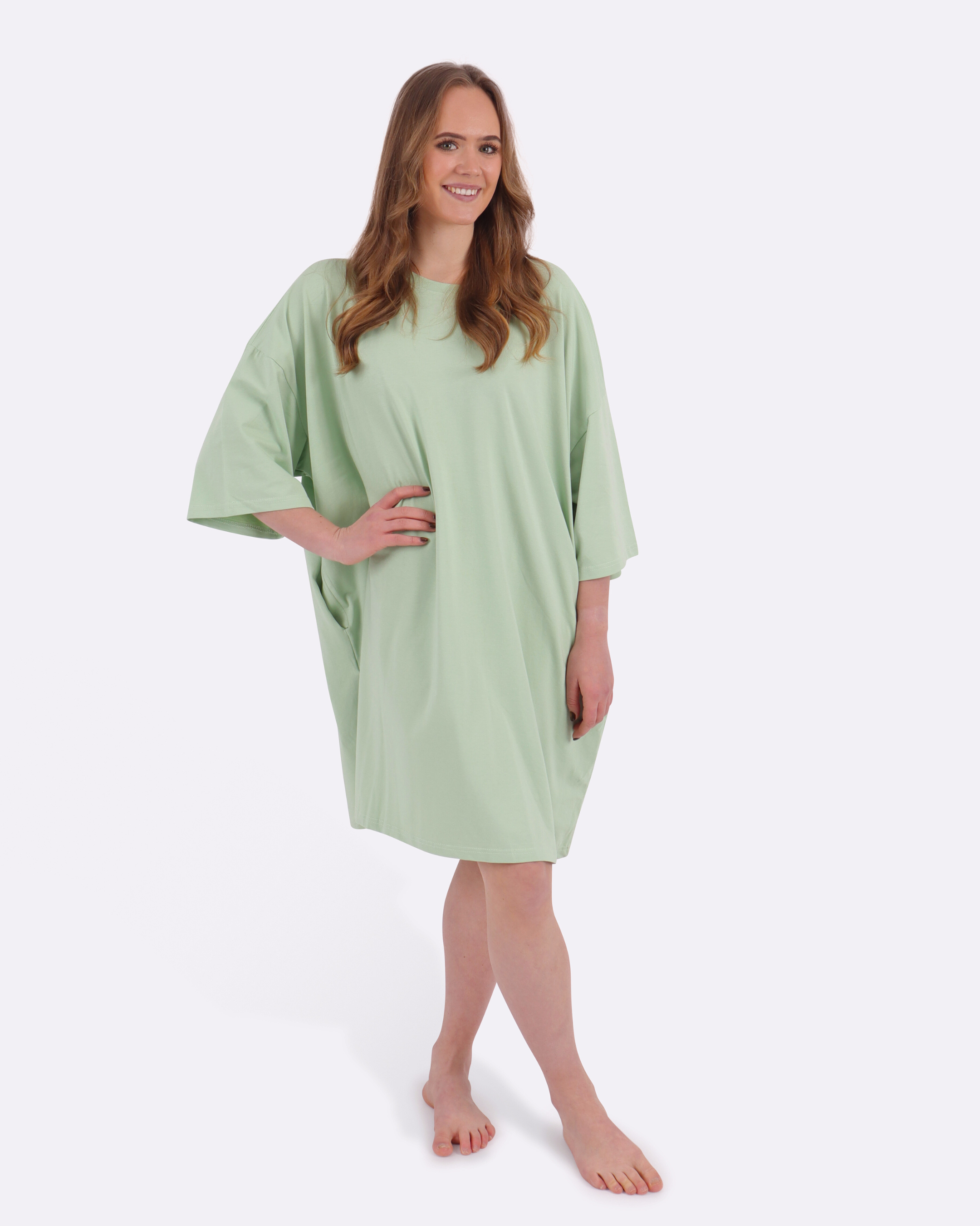 Smoke Green Cozee Tee