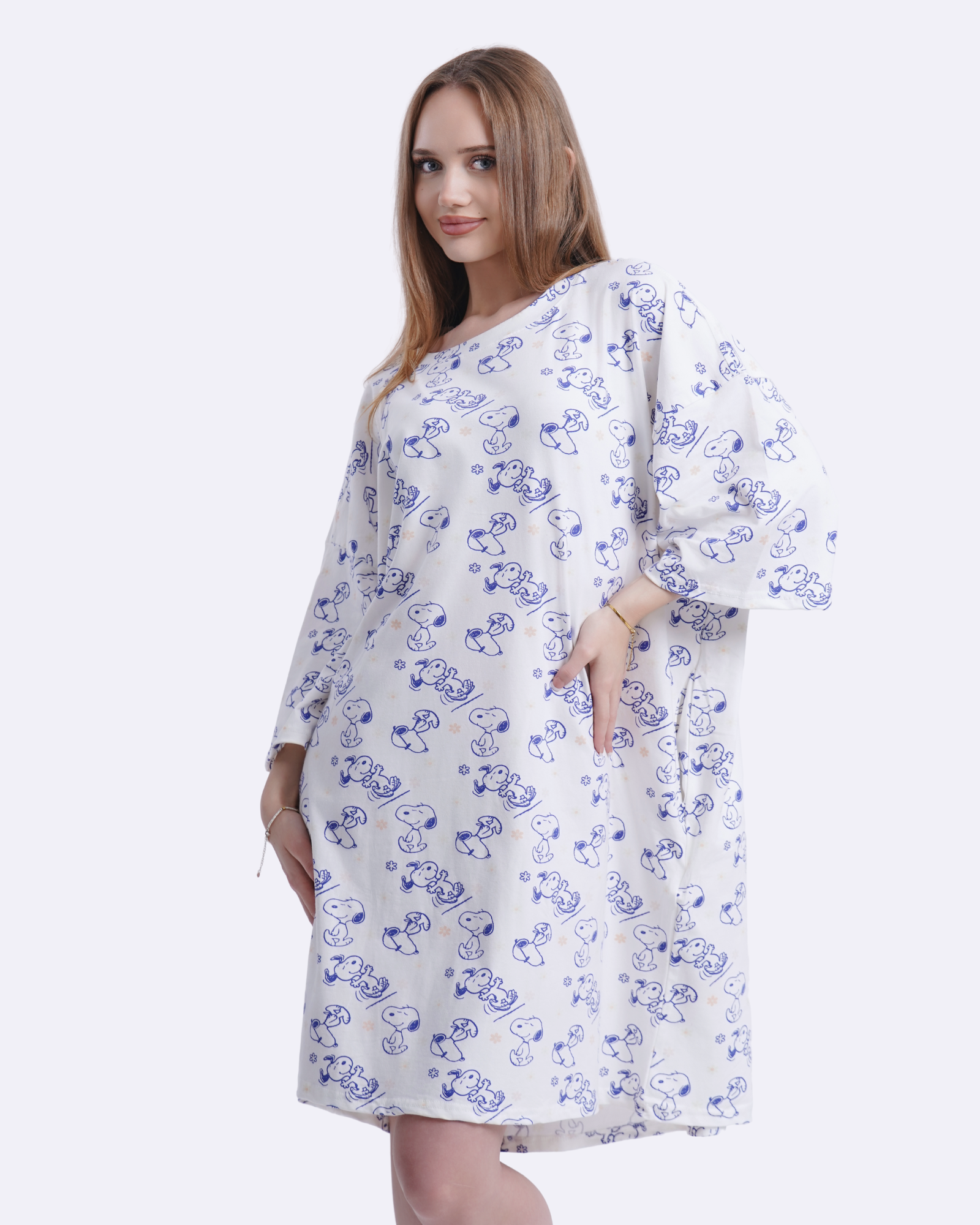 Snoopy Blue Cozee Tee