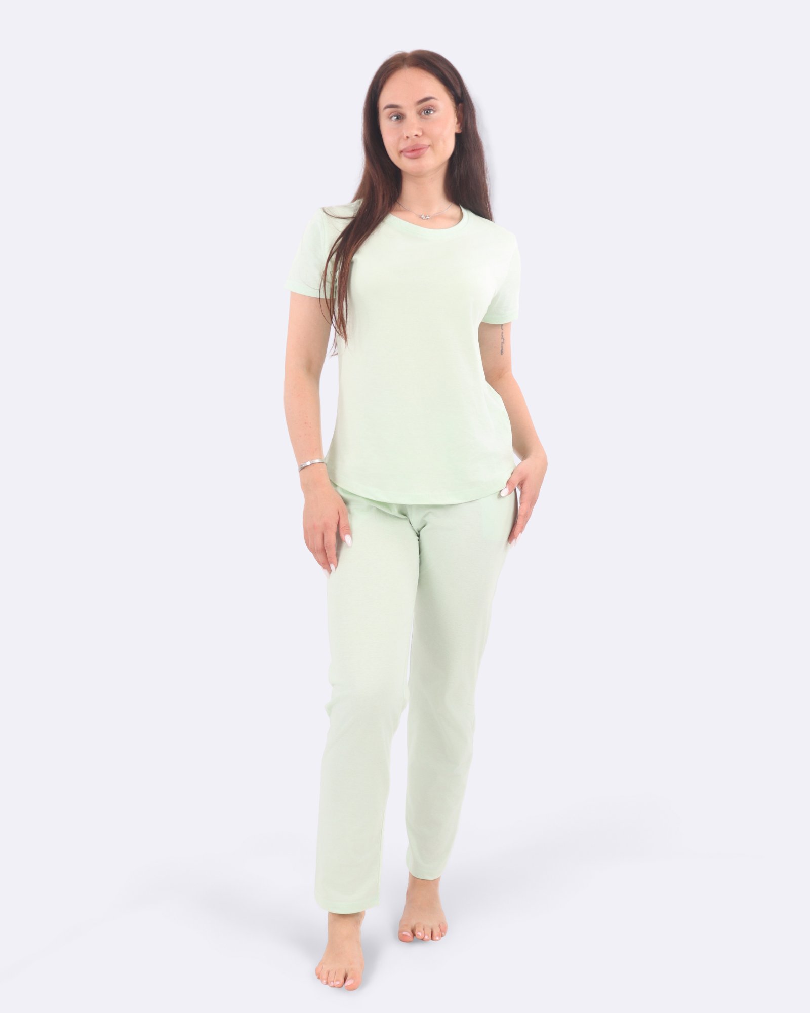 Sydänkuvioiset lyhyet pyjamat