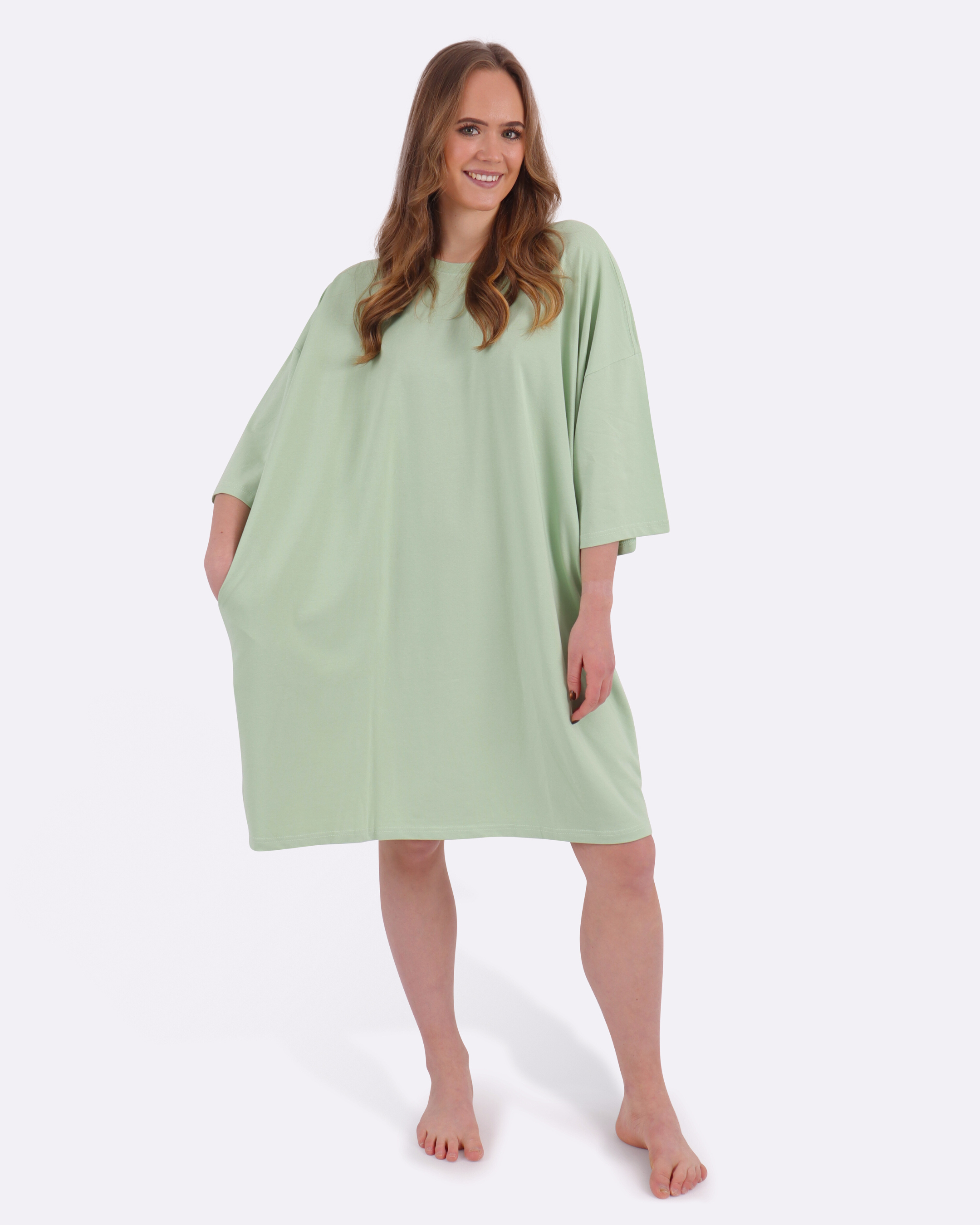 Smoke Green Cozee Tee