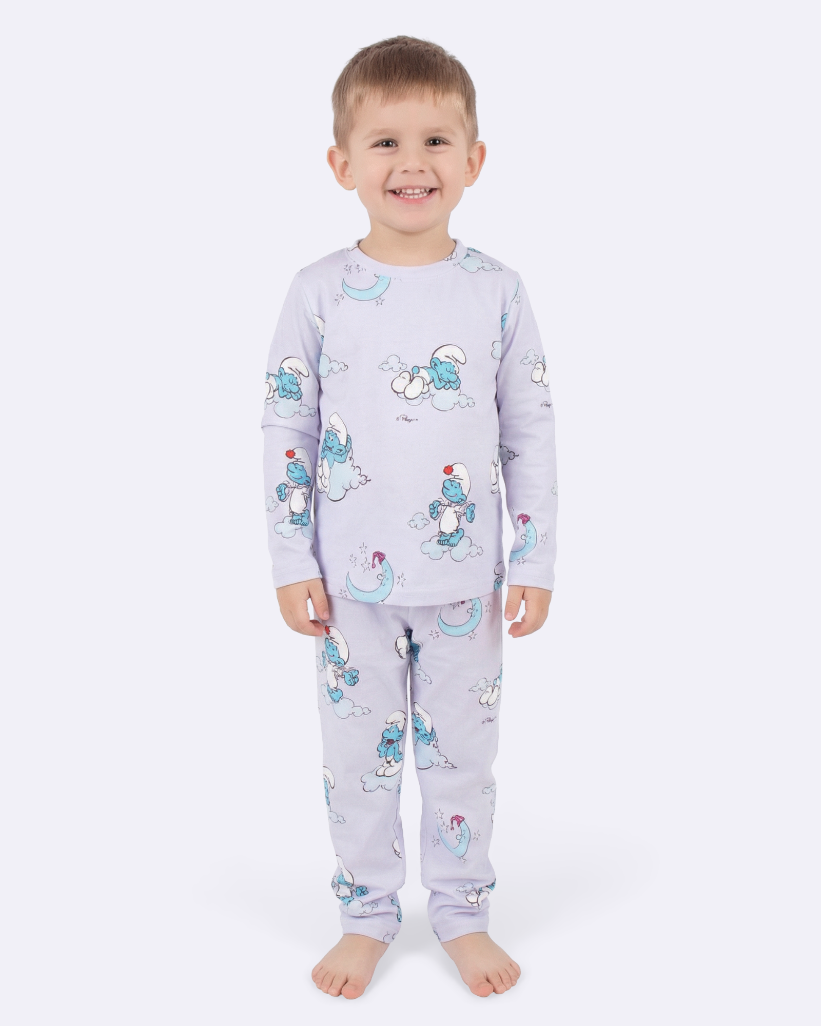 Smurfs Sleep Velourpyjamas för barn