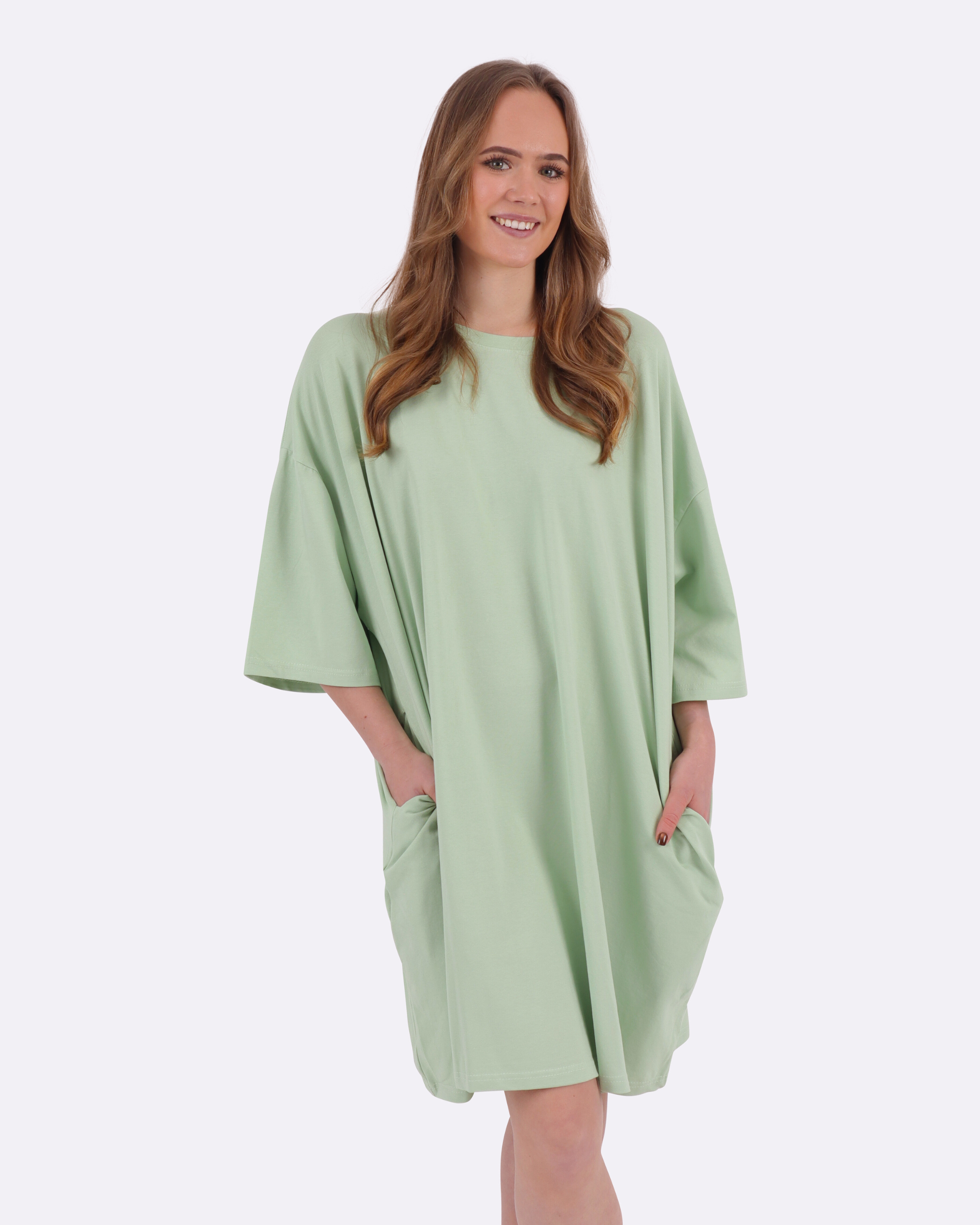 Smoke Green Cozee Tee