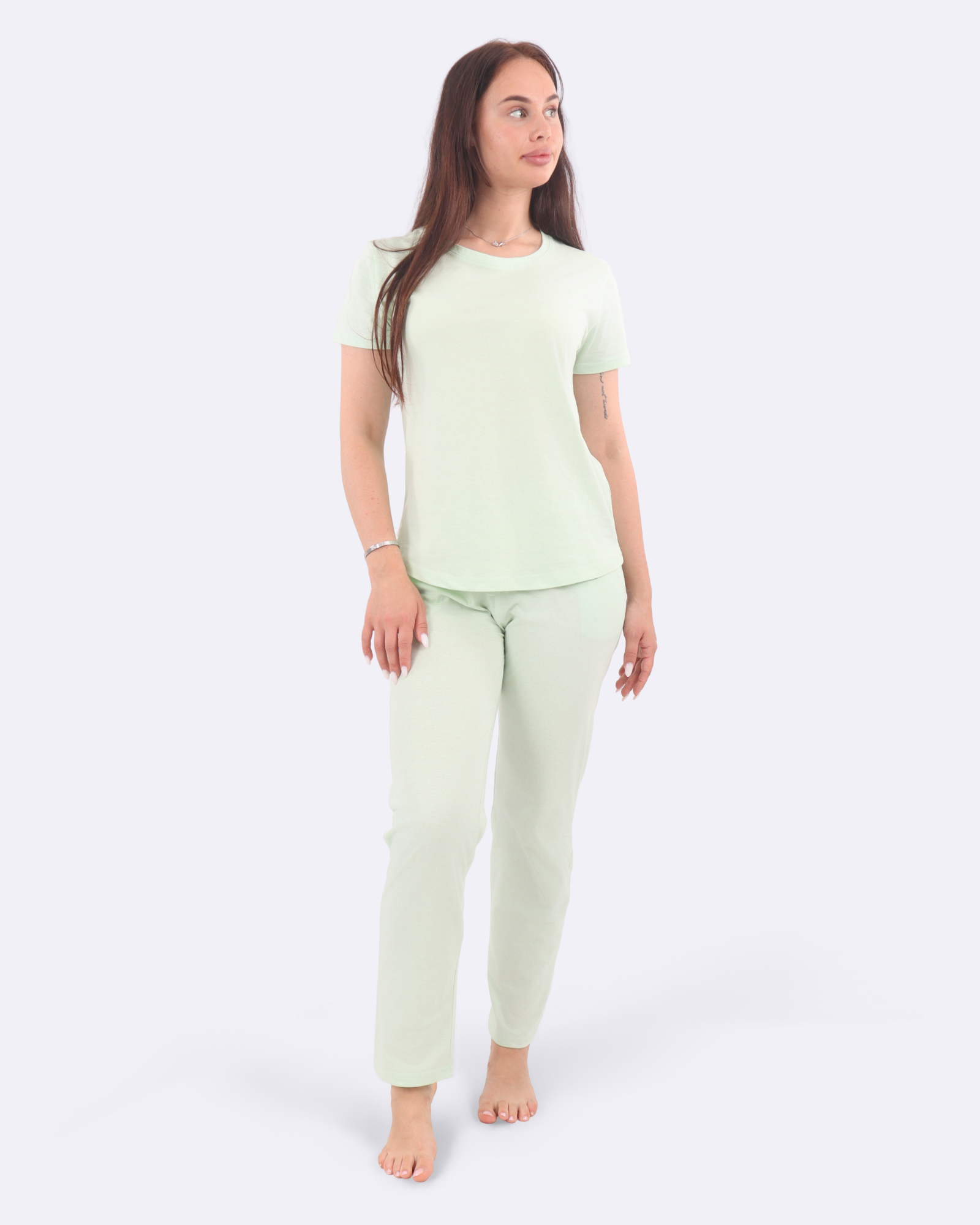 Sydänkuvioiset lyhyet pyjamat