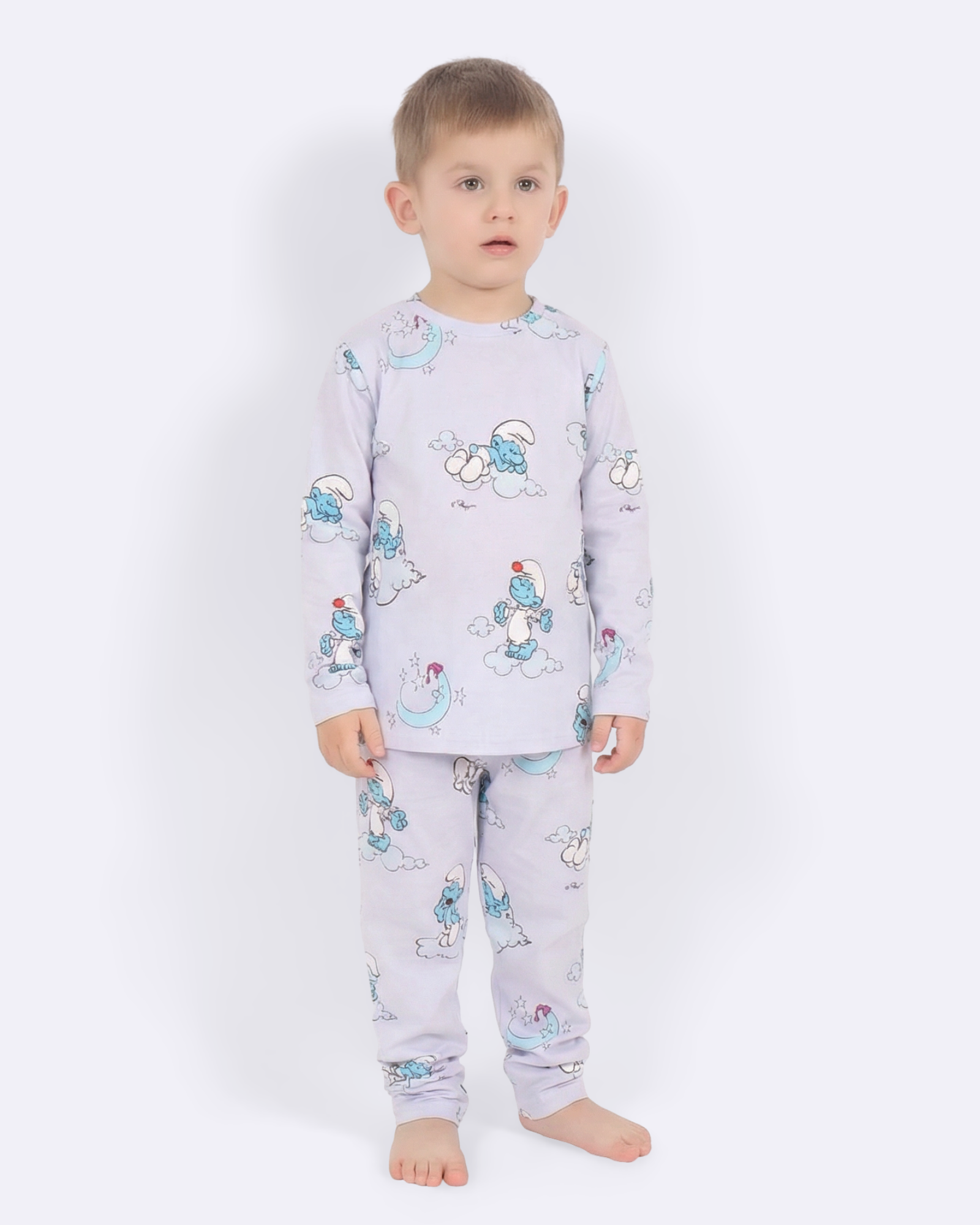 Smurfs Sleep Velourpyjamas för barn
