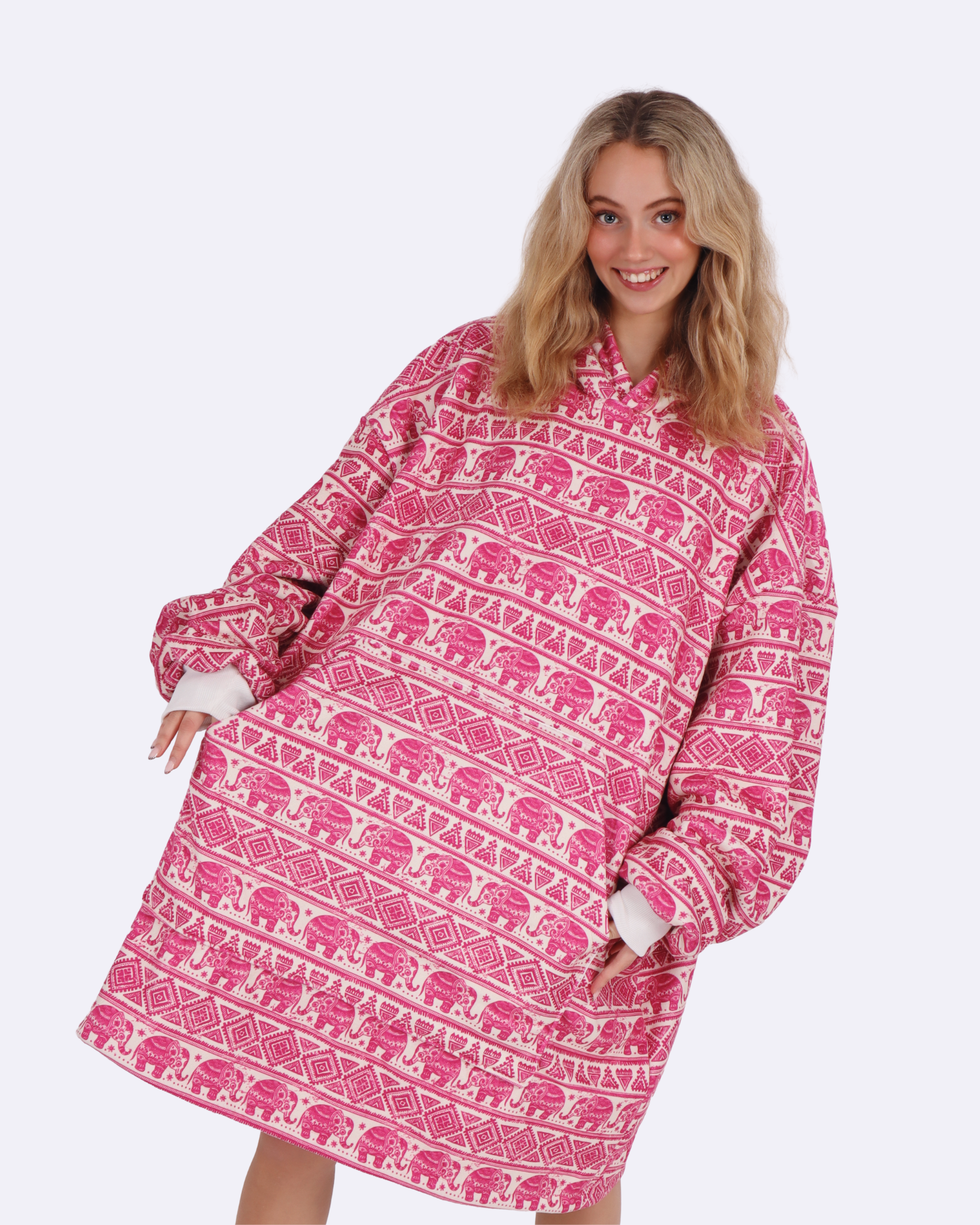 Pink Elephants Mandala Cozee