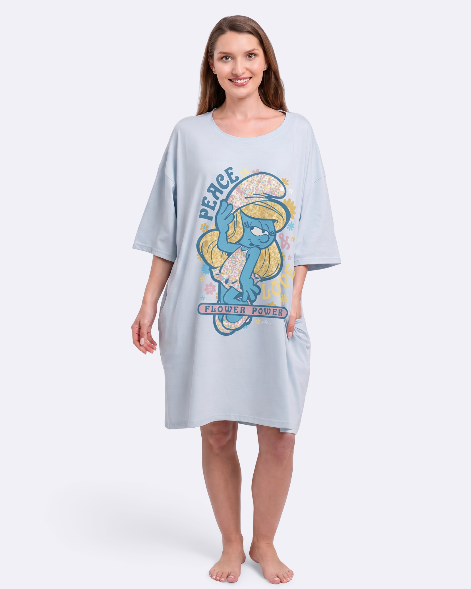 Smurfette Flower Cozee Tee