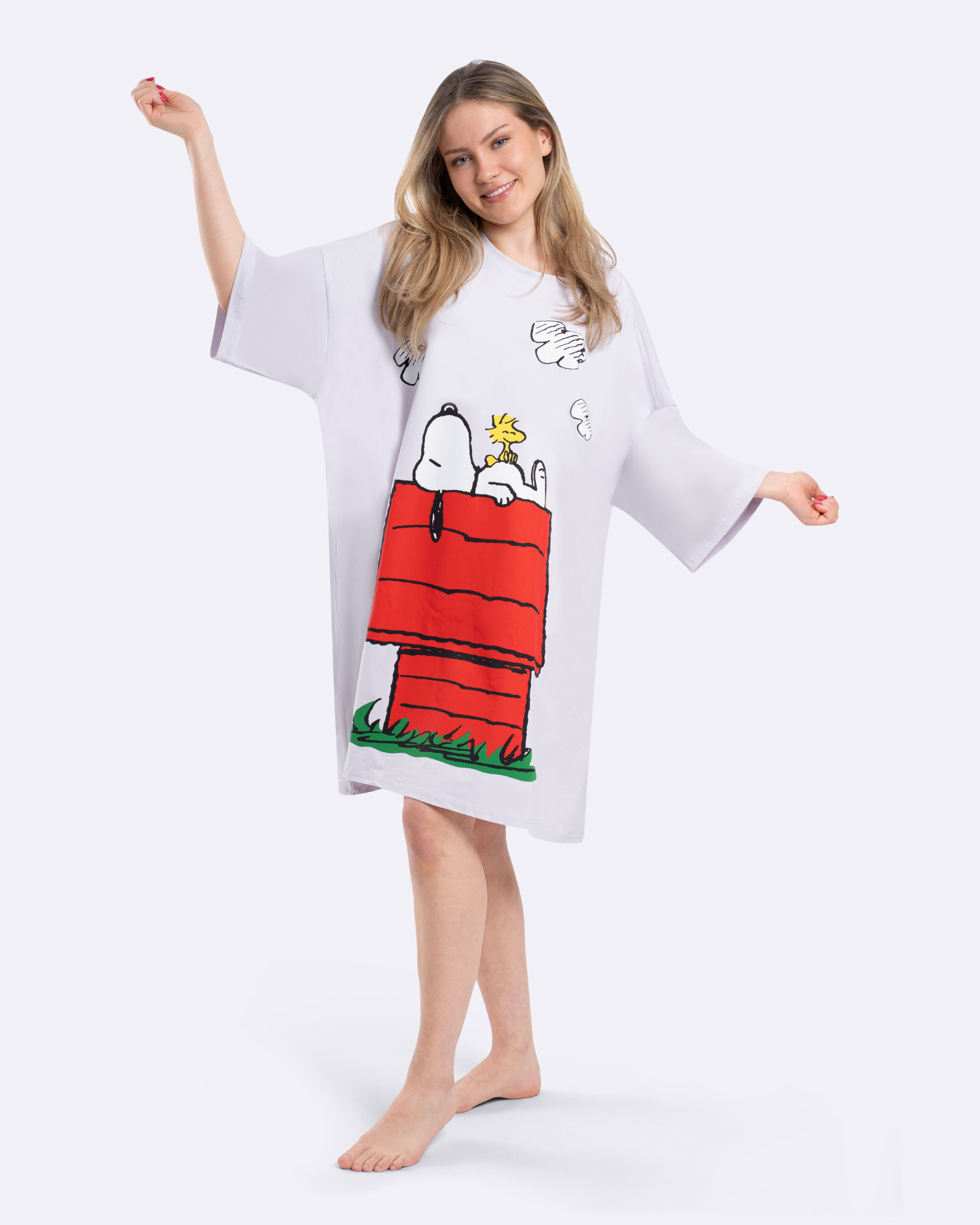 Snoopy House Lilac Cozee Tee
