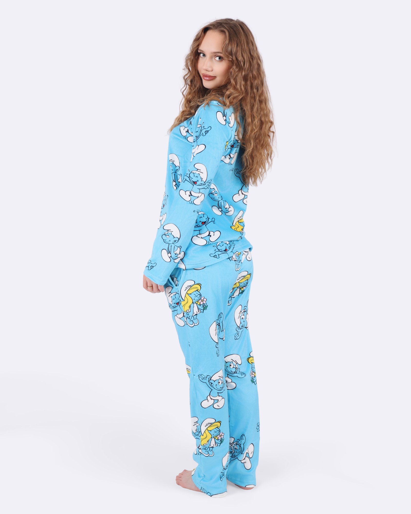 Smurfs Blue Velourpyjamas