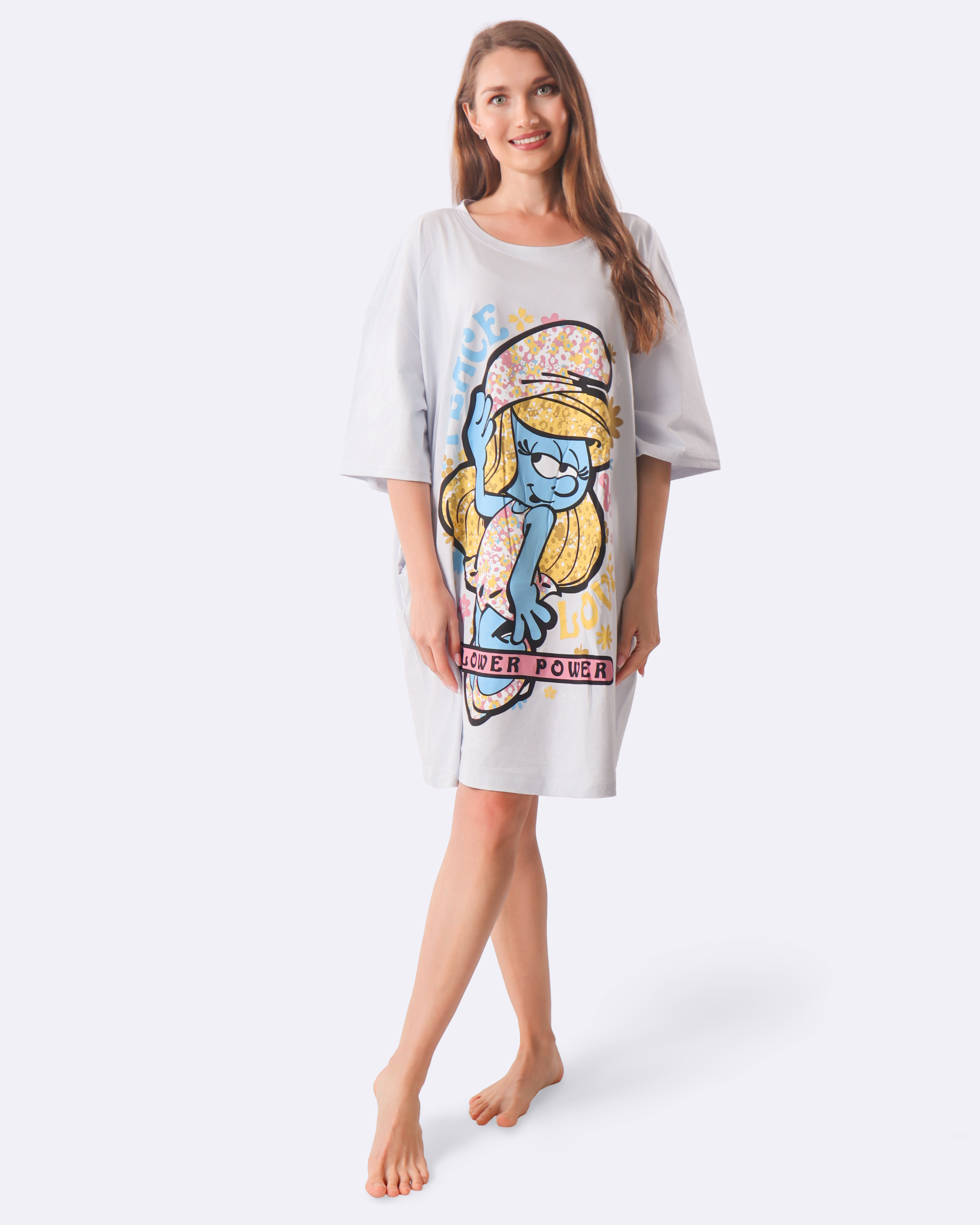Smurfette Flower Cozee Tee