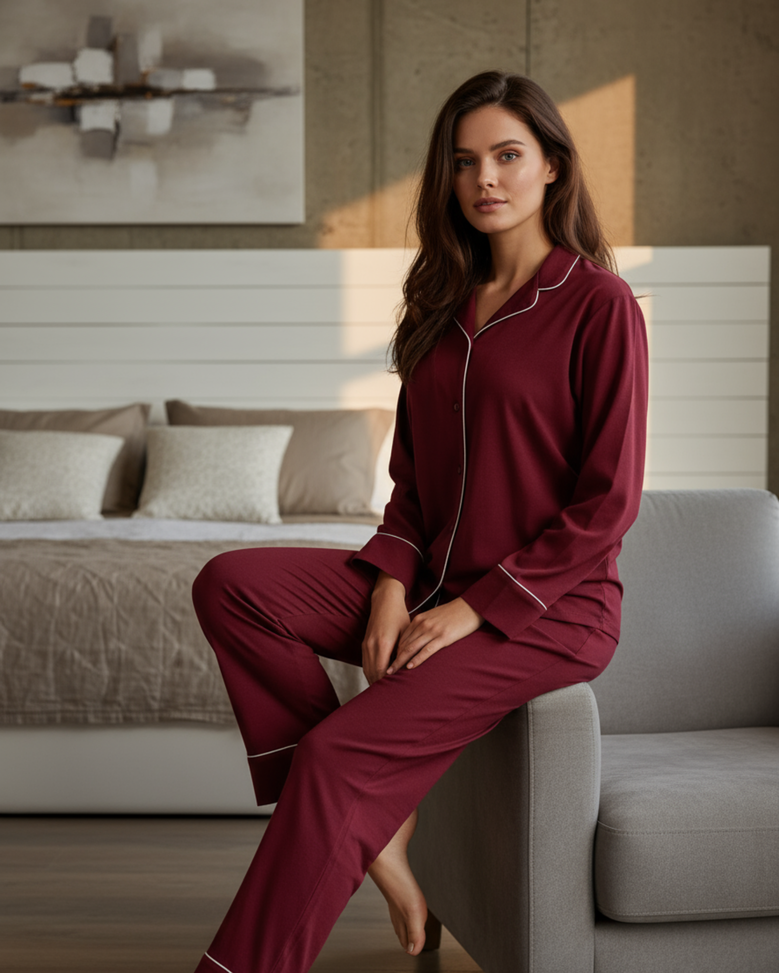 Red Dhalia Pyjamas