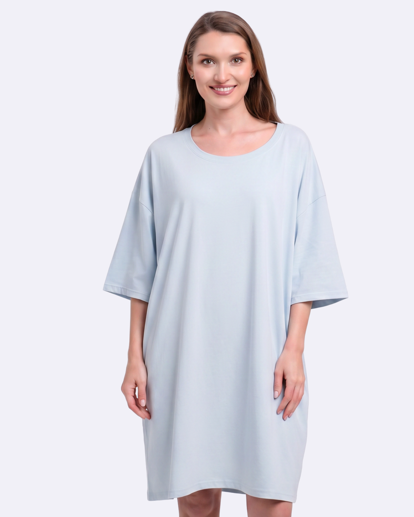 Misty Blue Cozee Tee
