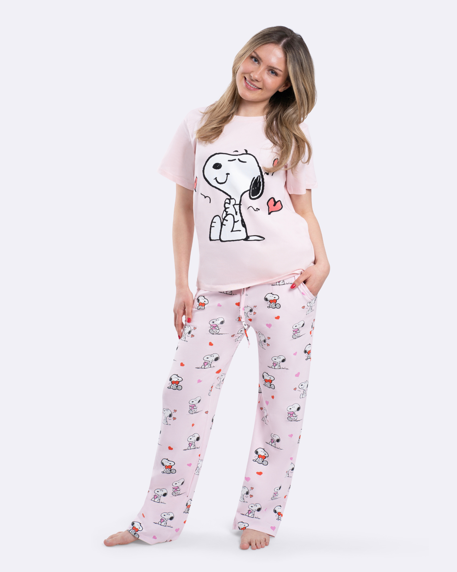 Snoopy Hearts Long Pyjamas