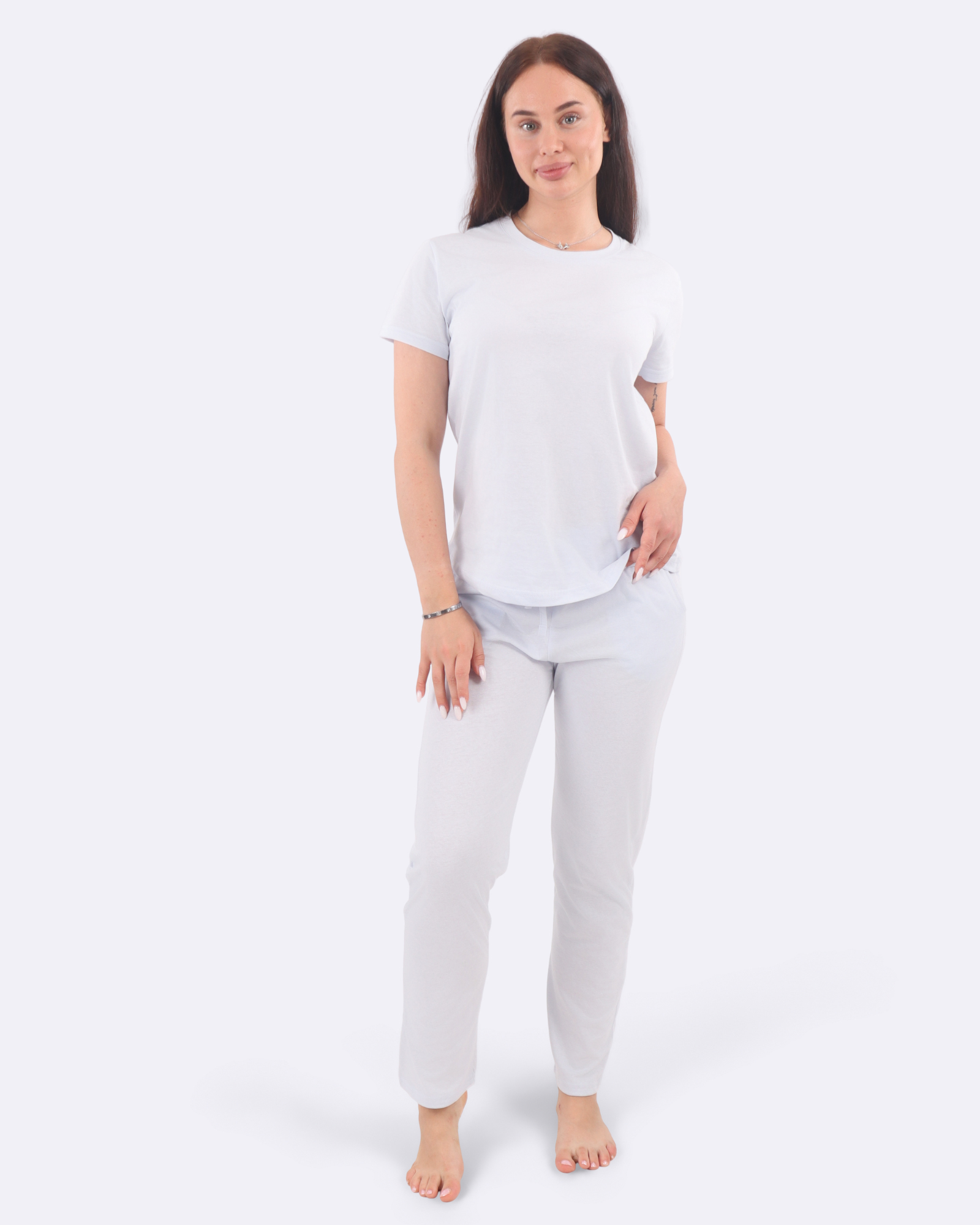 Sydänkuvioiset lyhyet pyjamat