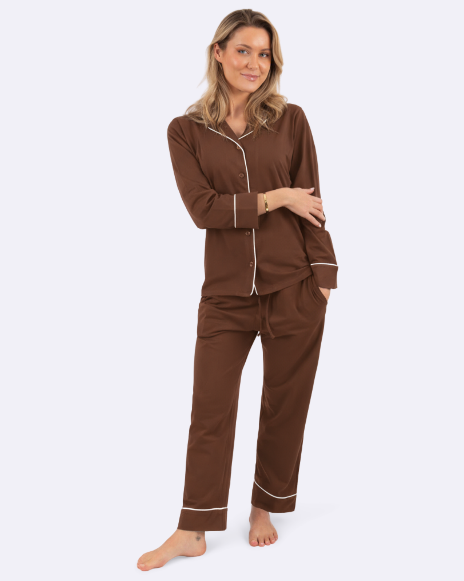 Mocha Mousse Classic Pyjamas