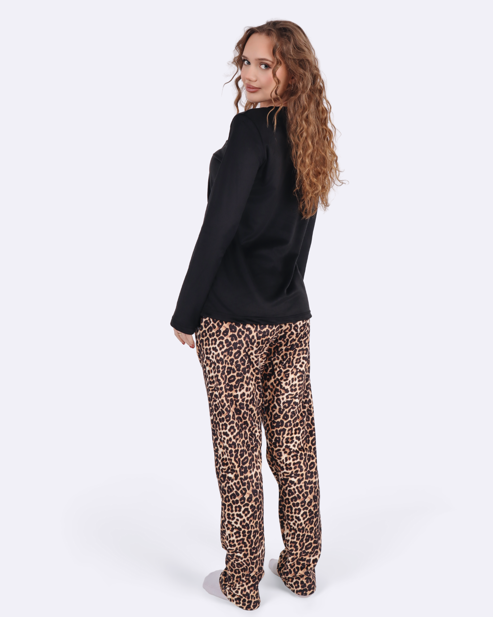 Leopard Velourpyjamas