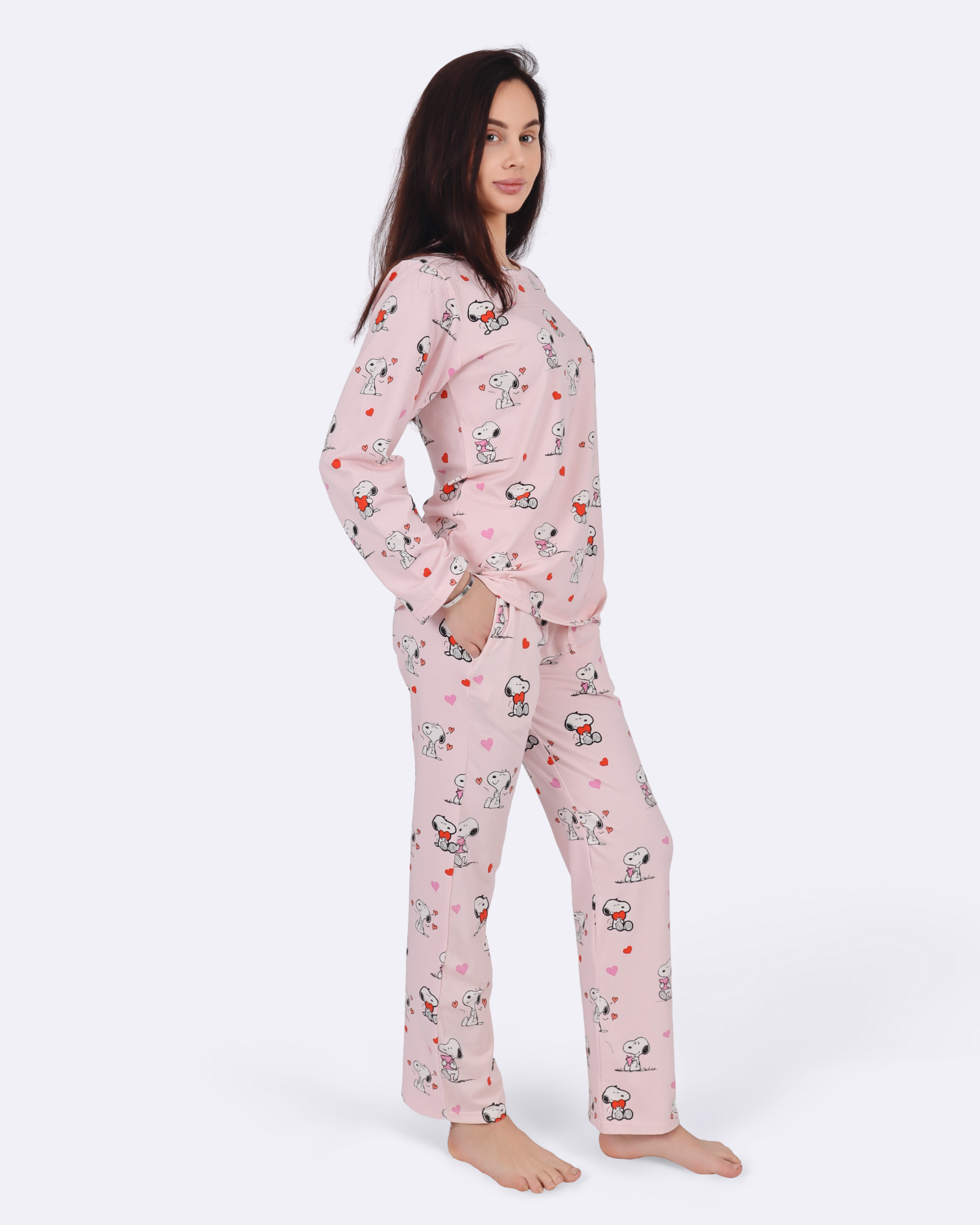 Lilla My Vaaleanpunaiset Pyjamat