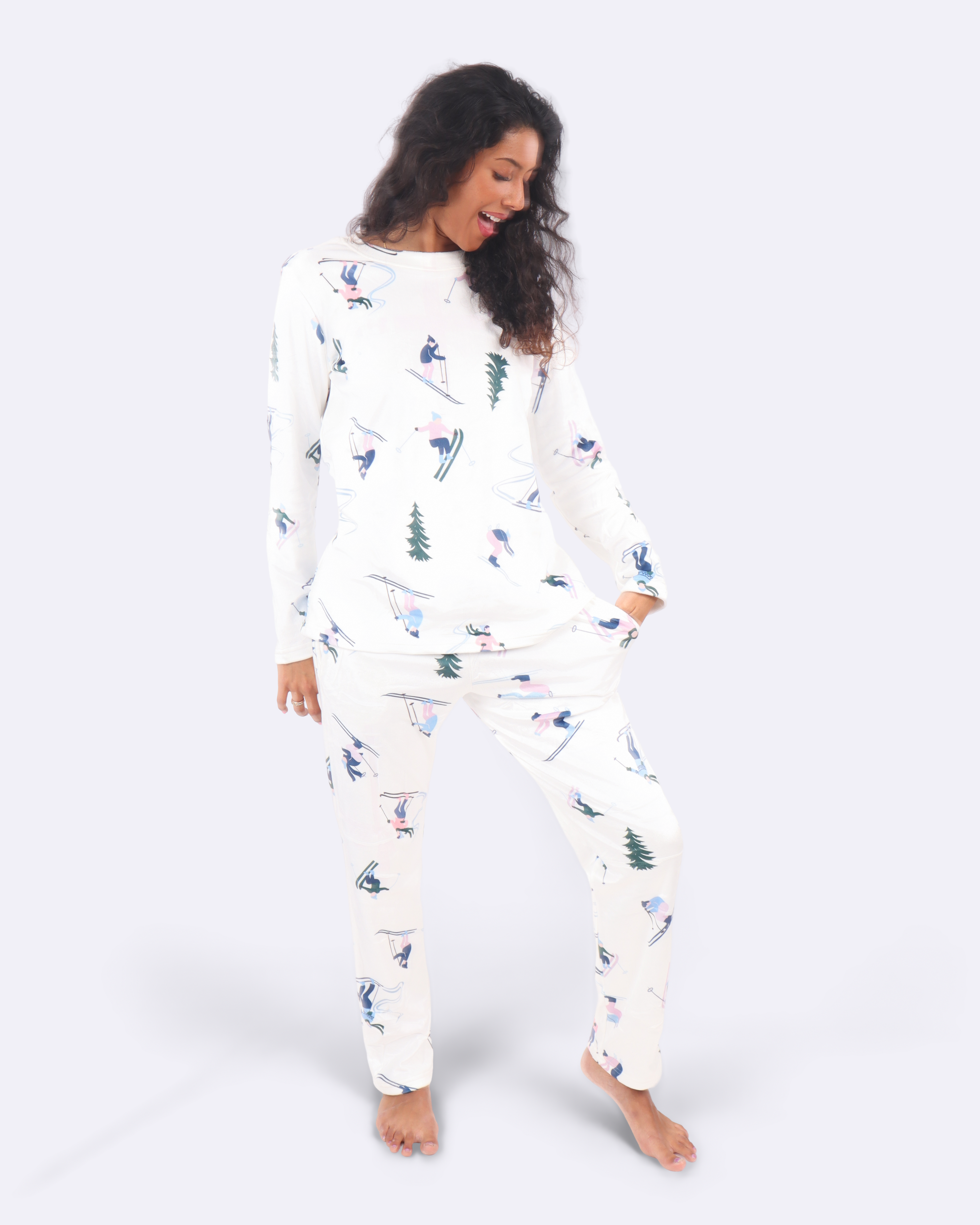 Skiers Velvet Pyjamas