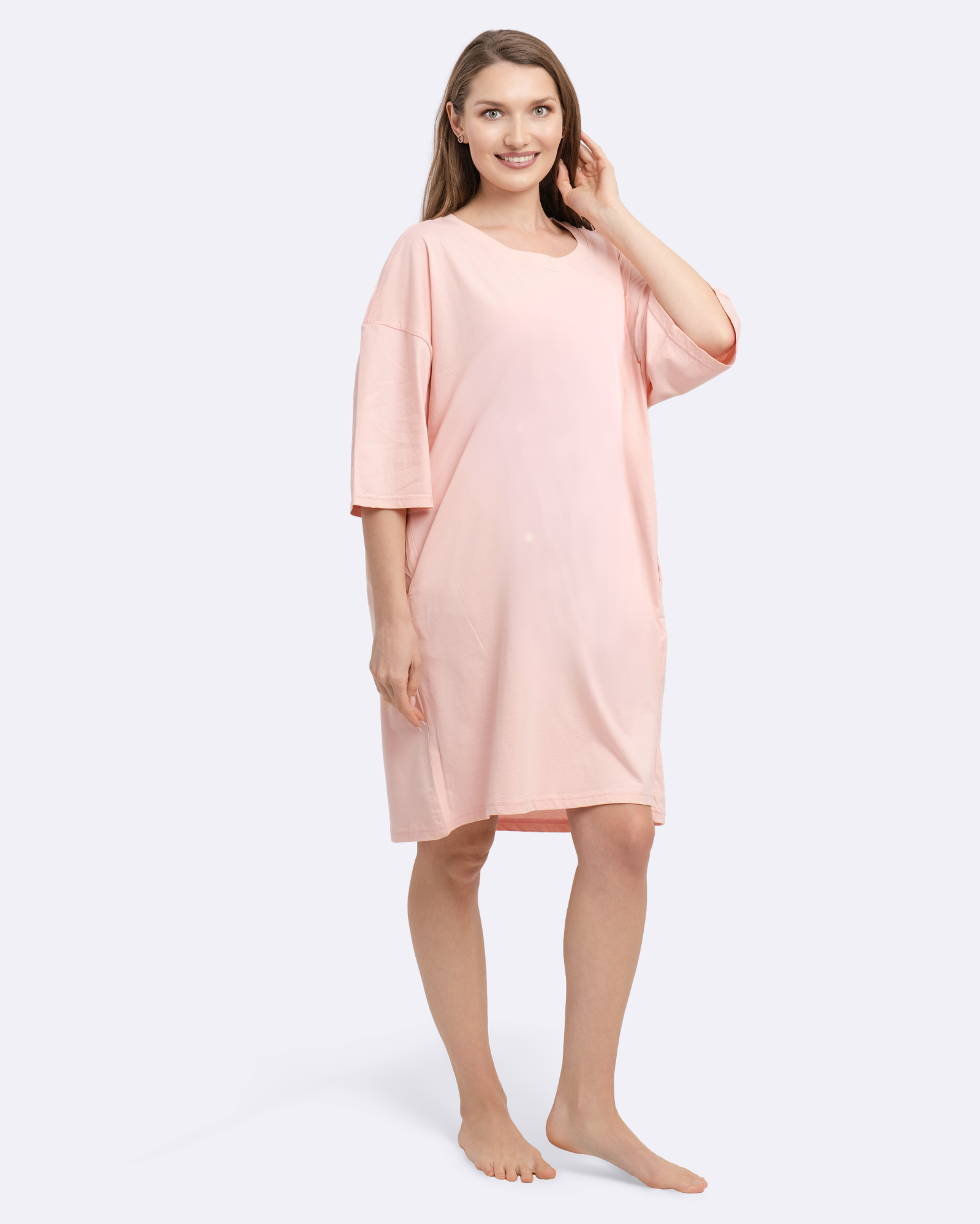 Powder Pink Cozee Tee