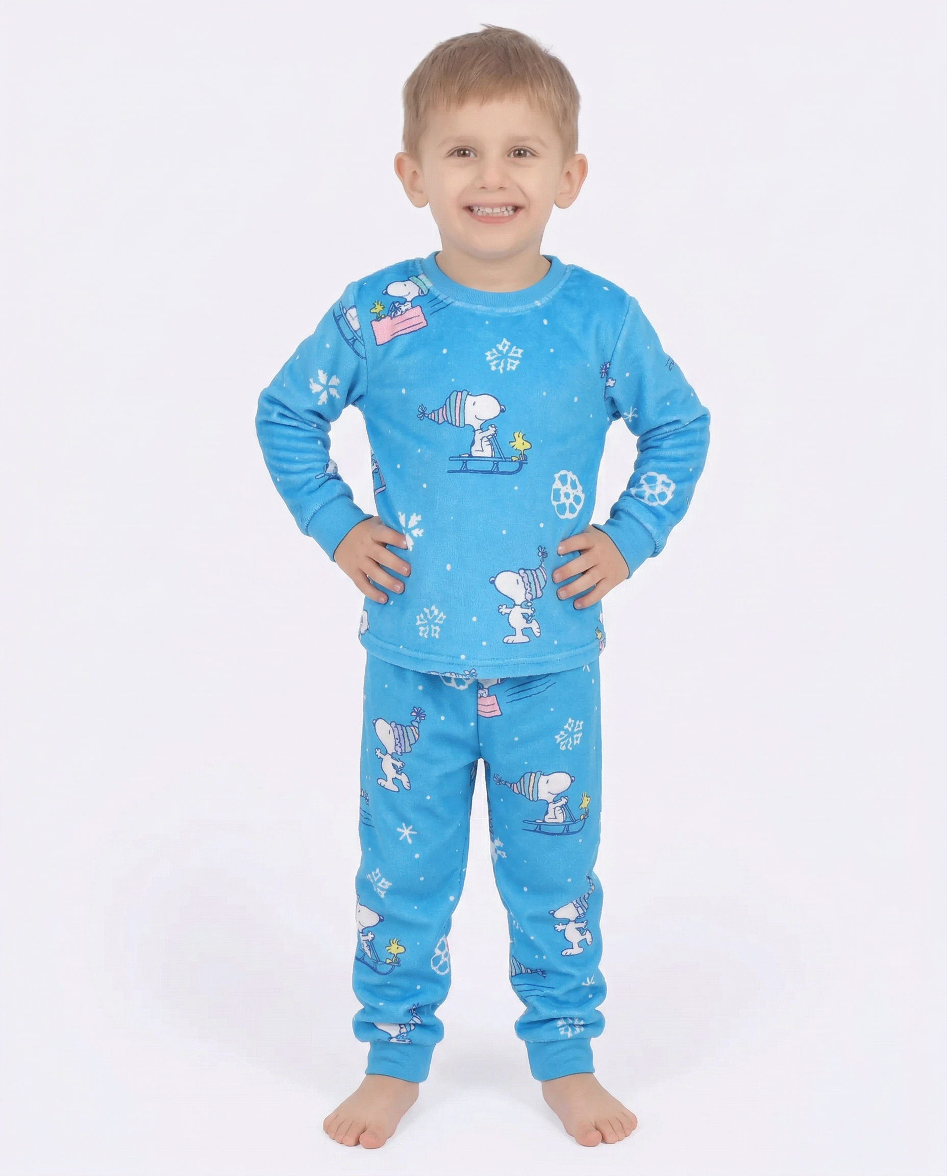 Snoopy Ski Velvet kids Pyjamas