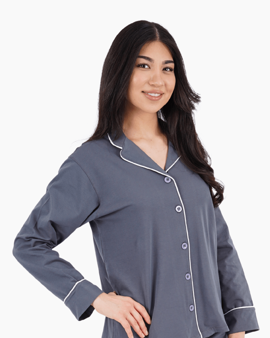 Slate Blue Pyjamas - Cozee