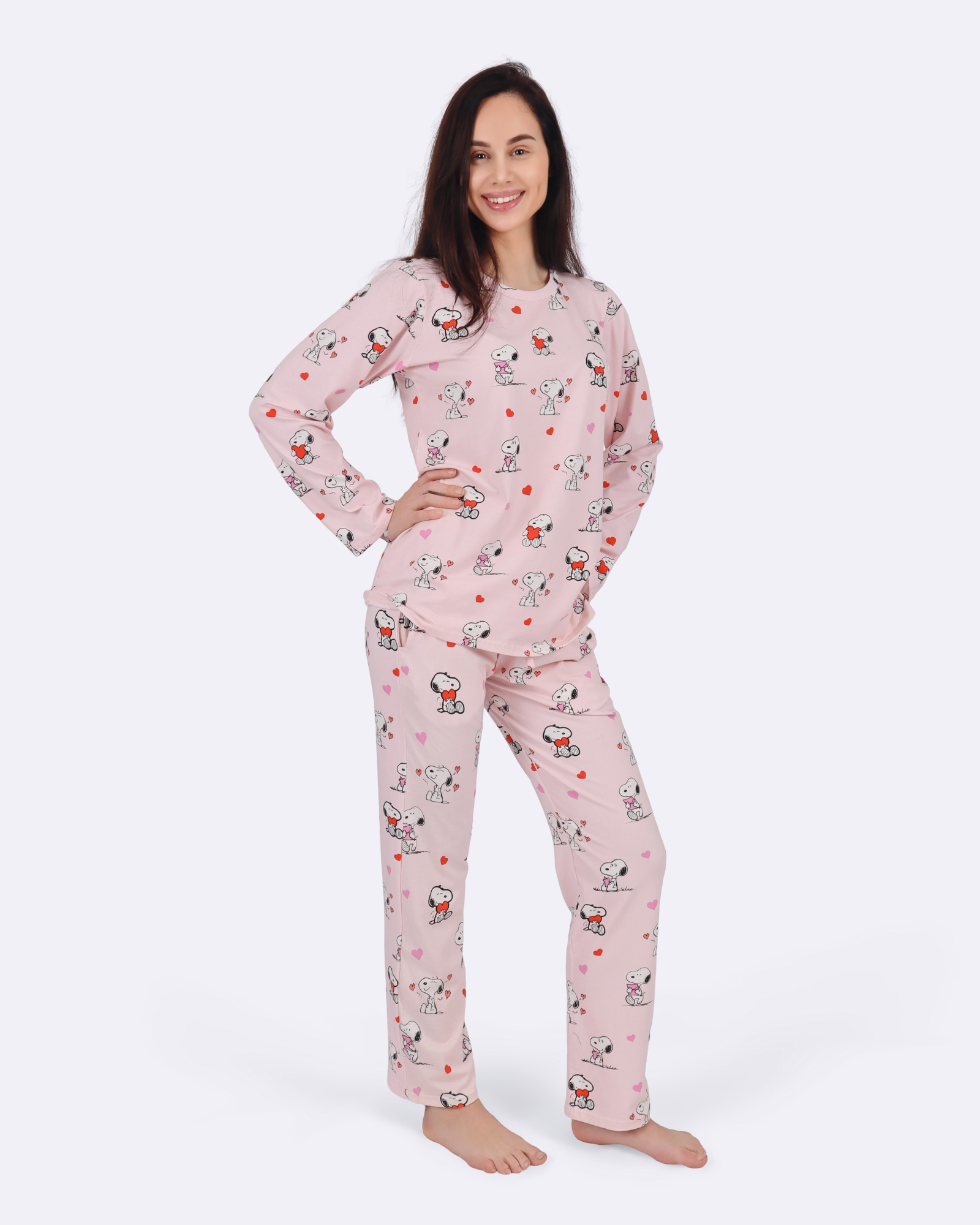 Lilla My Vaaleanpunaiset Pyjamat 