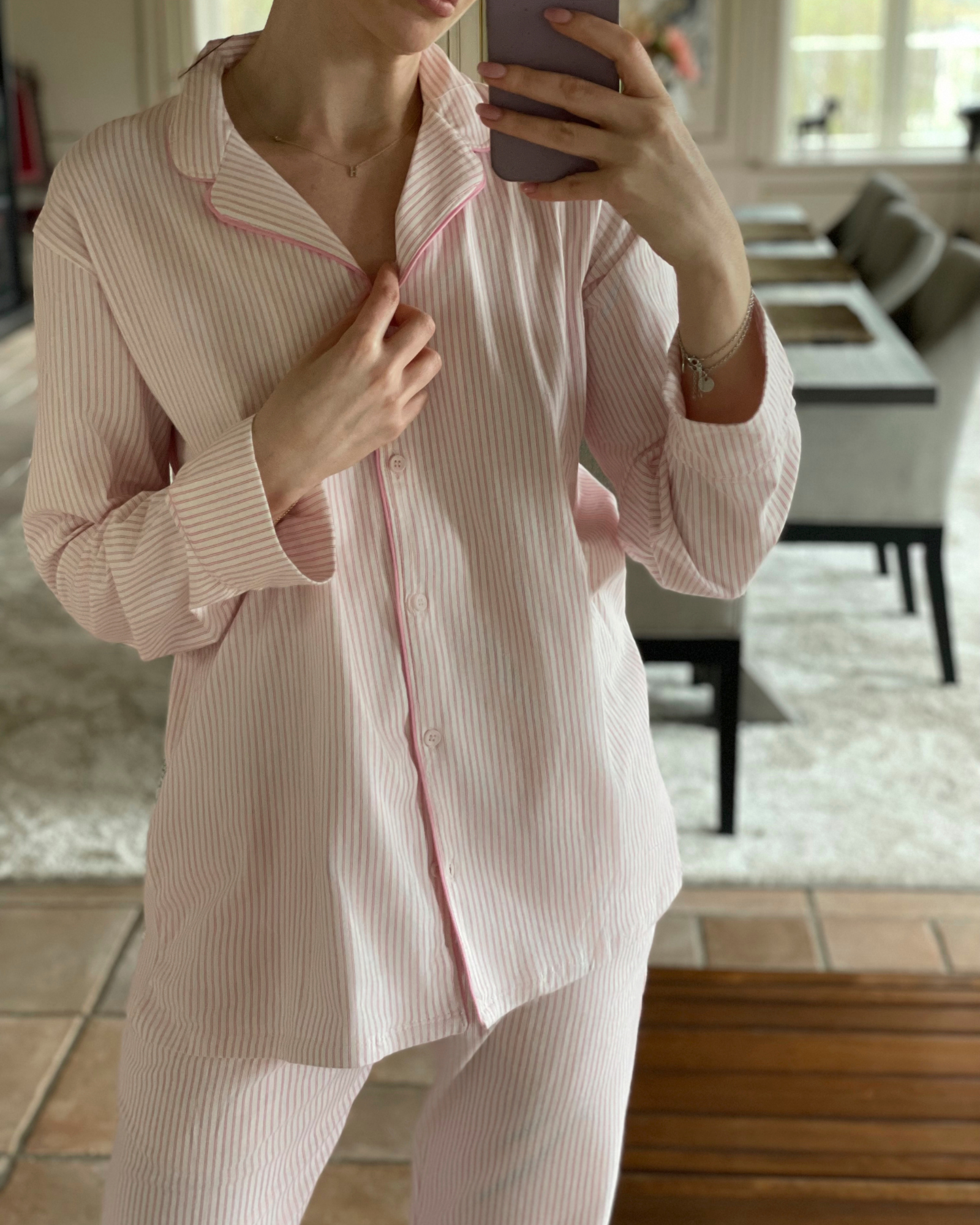 Pink Stripes Pyjamas