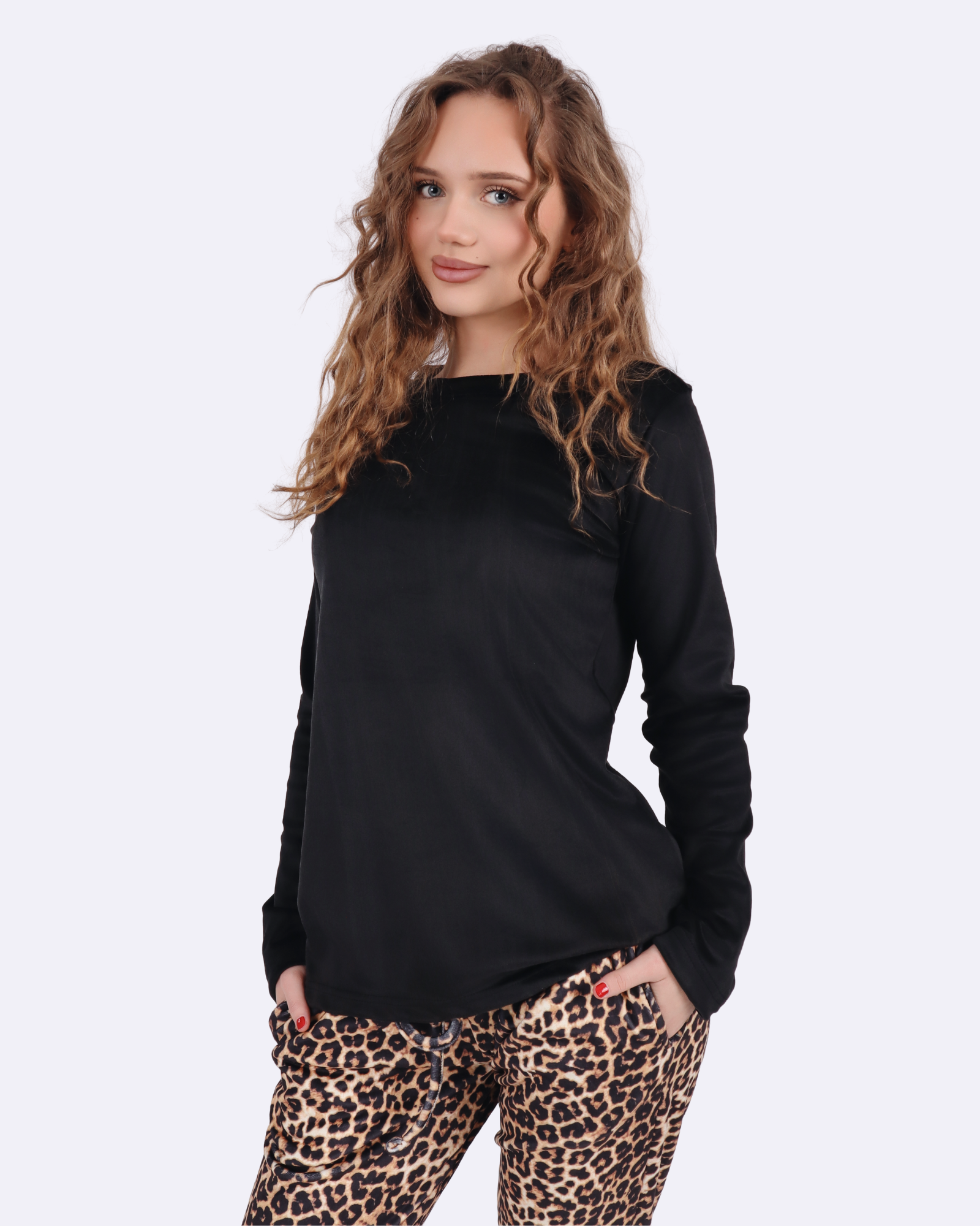 Leopard Velourpyjamas