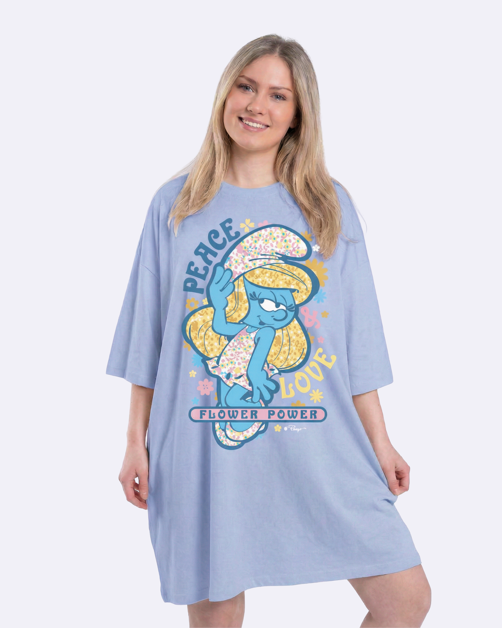 Smurfette Flower Cozee Tee