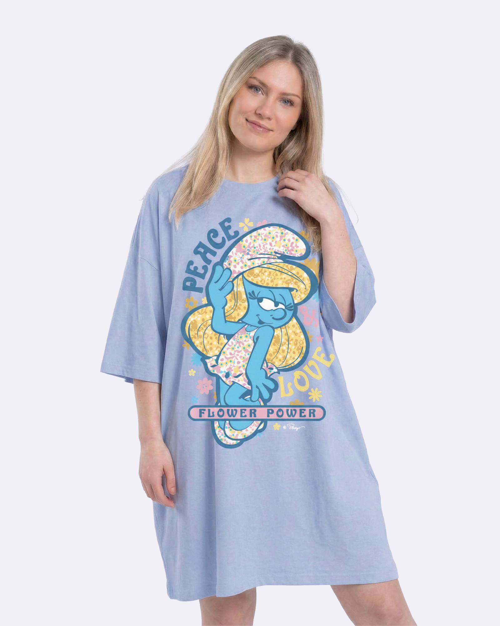 Smurfette Flower Cozee Tee