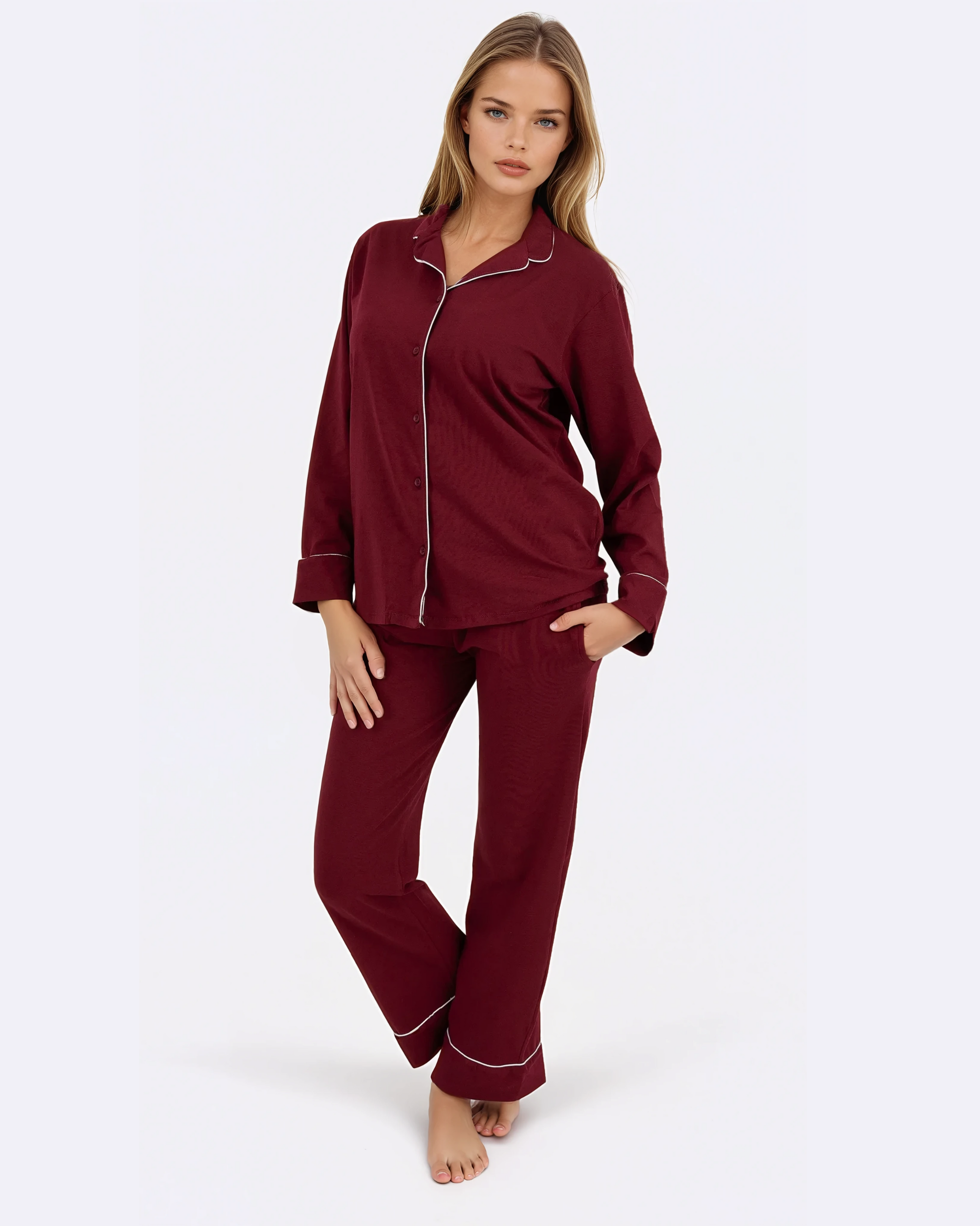 Red Dhalia Pyjamas
