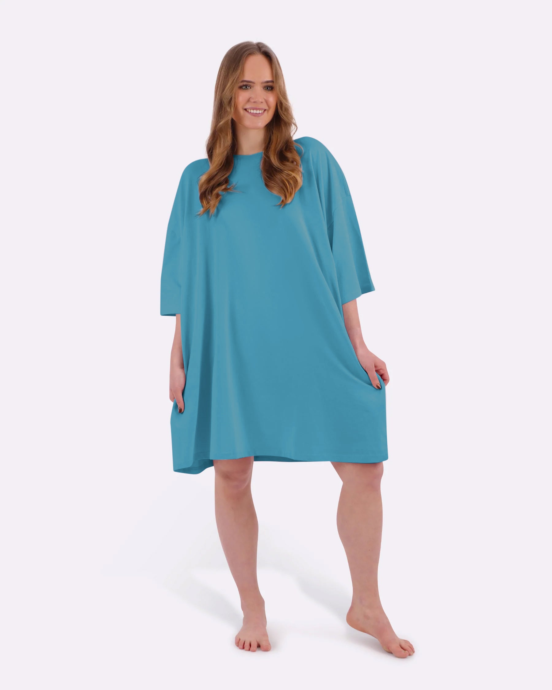Turquoise Cozee Tee