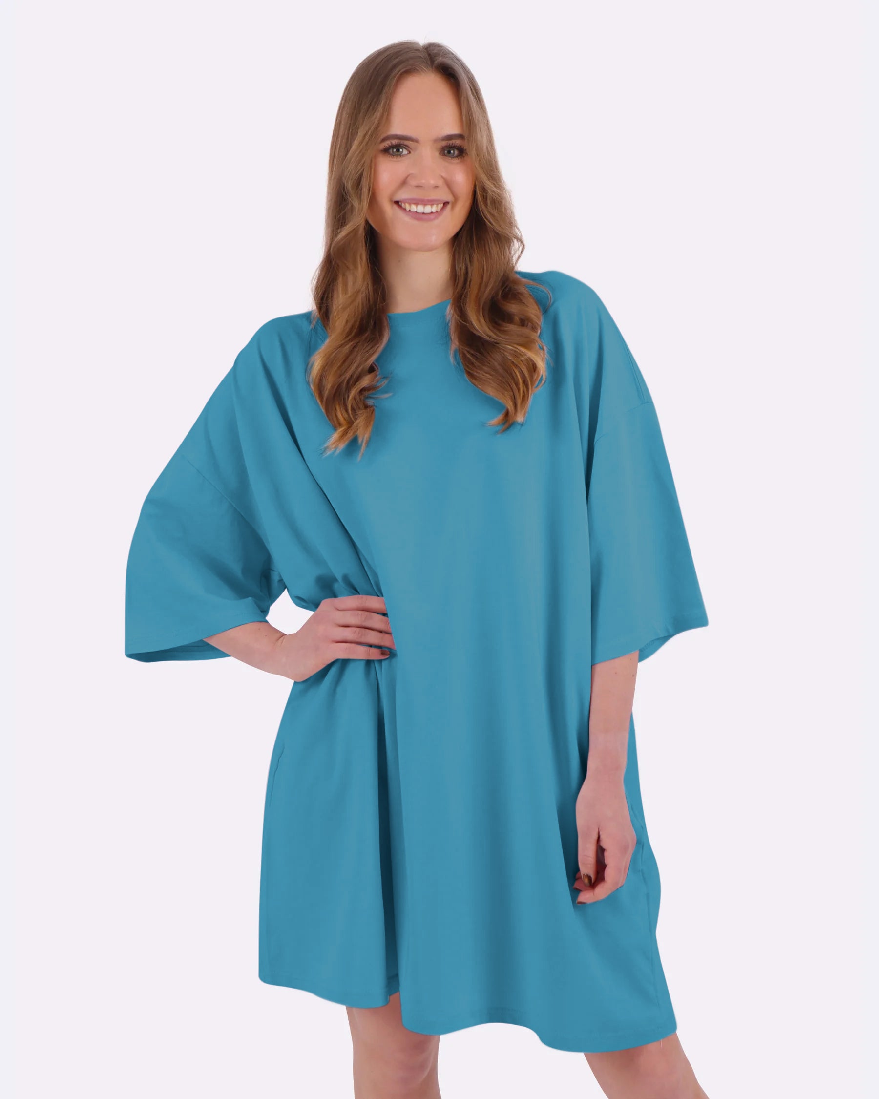 Turquoise Cozee Tee