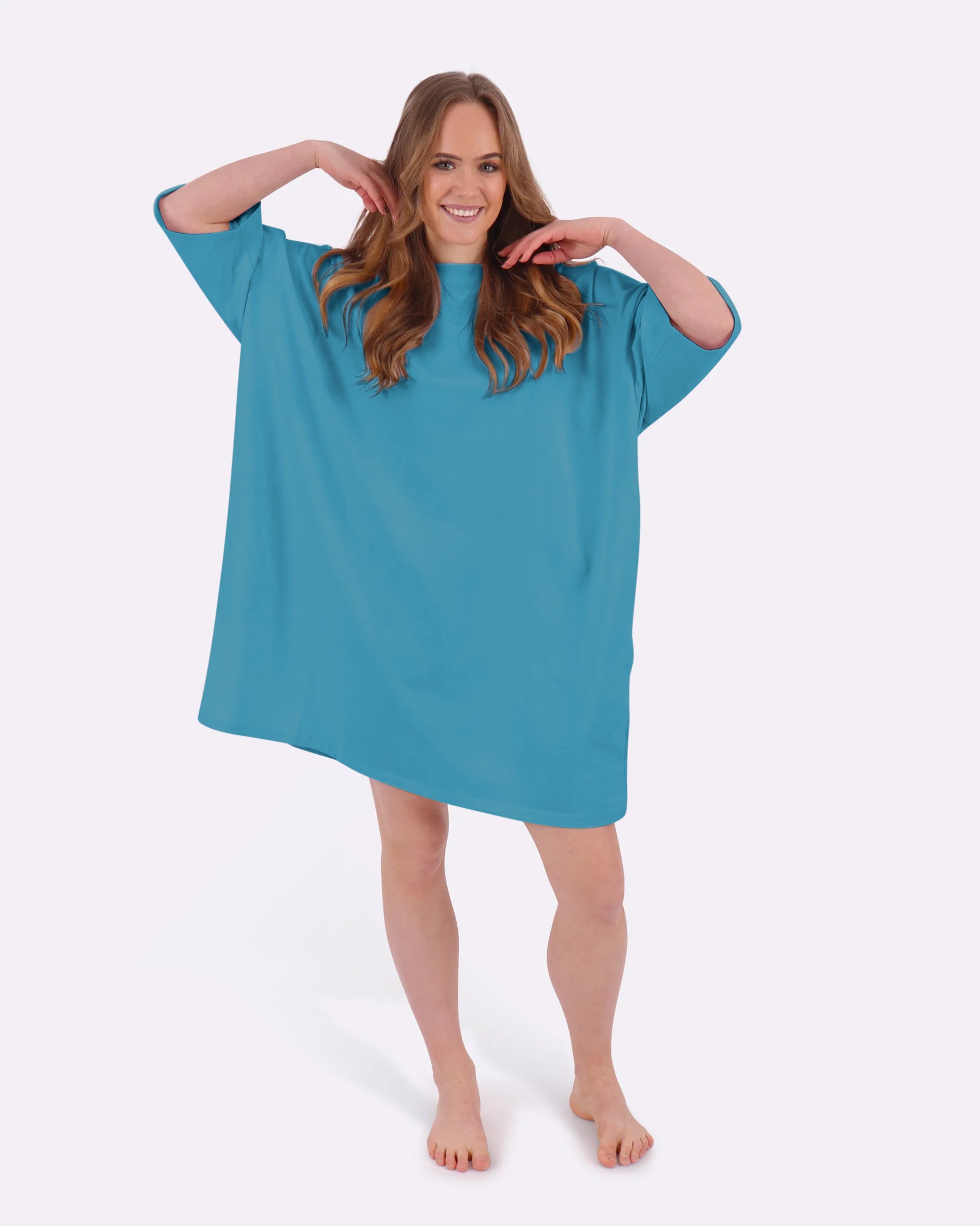 Turquoise Cozee Tee