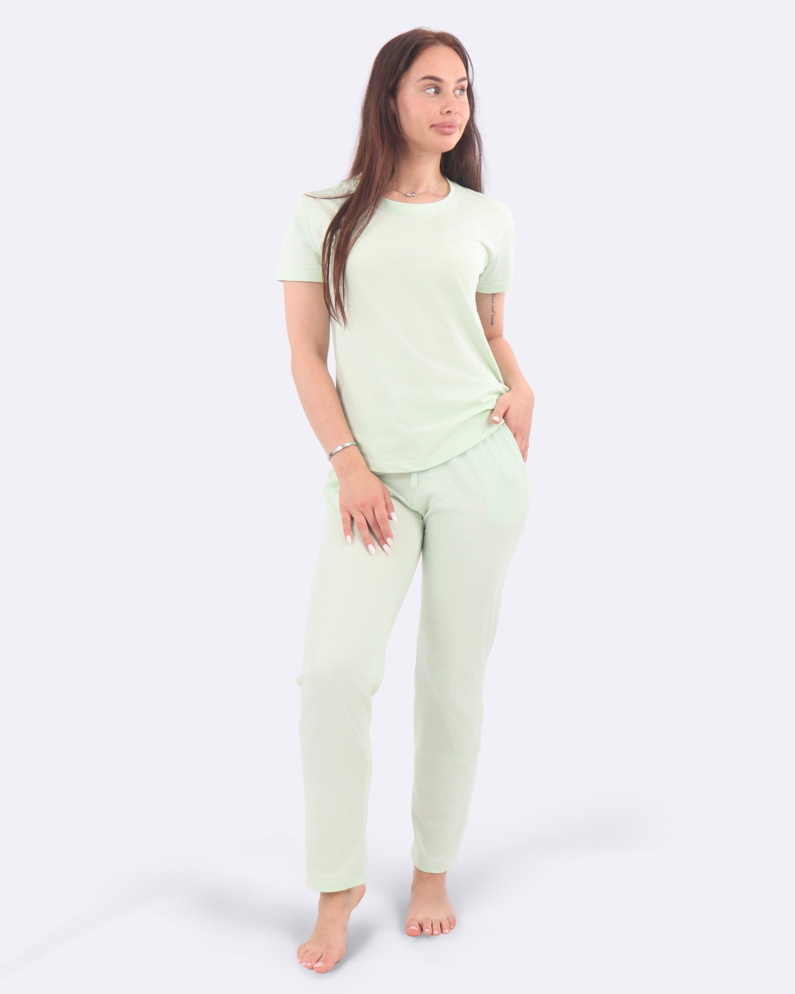 Sydänkuvioiset lyhyet pyjamat 