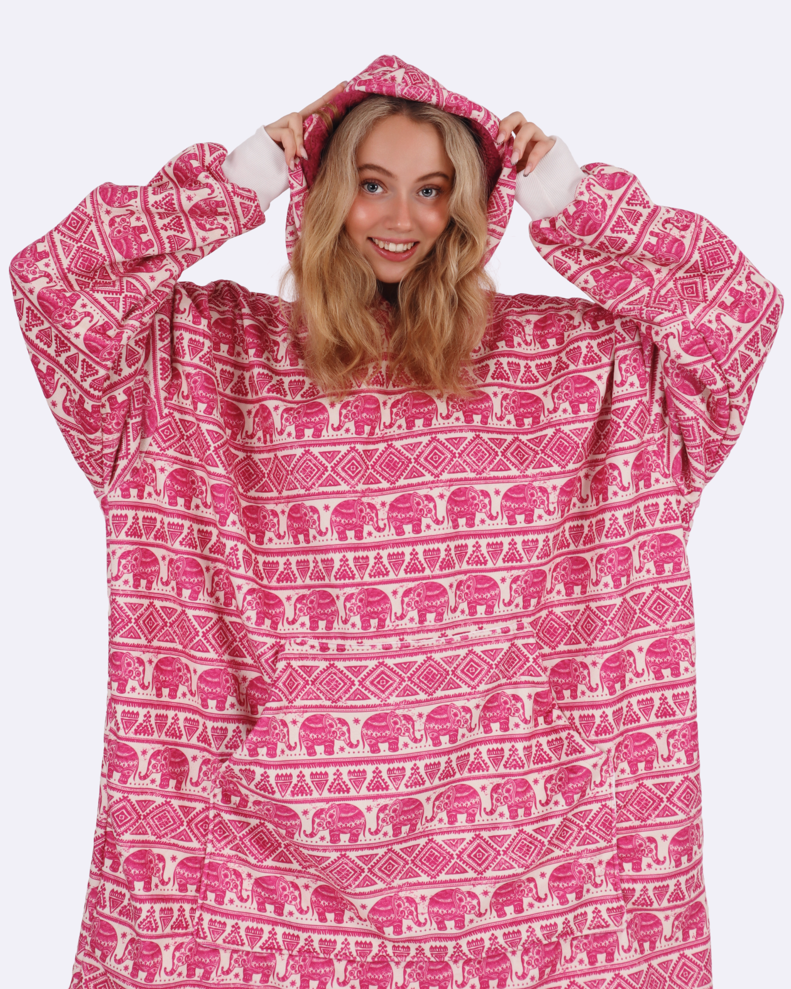 Pink Elephants Mandala Cozee