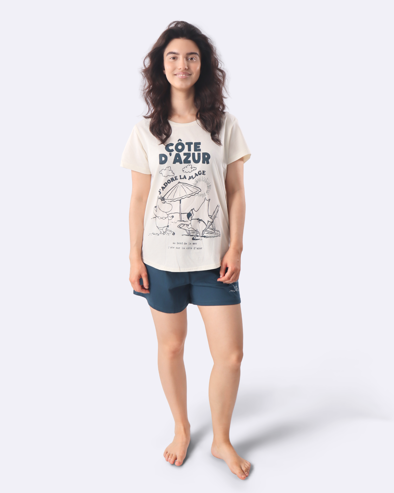 Moomin Riviera Short Pyjamas