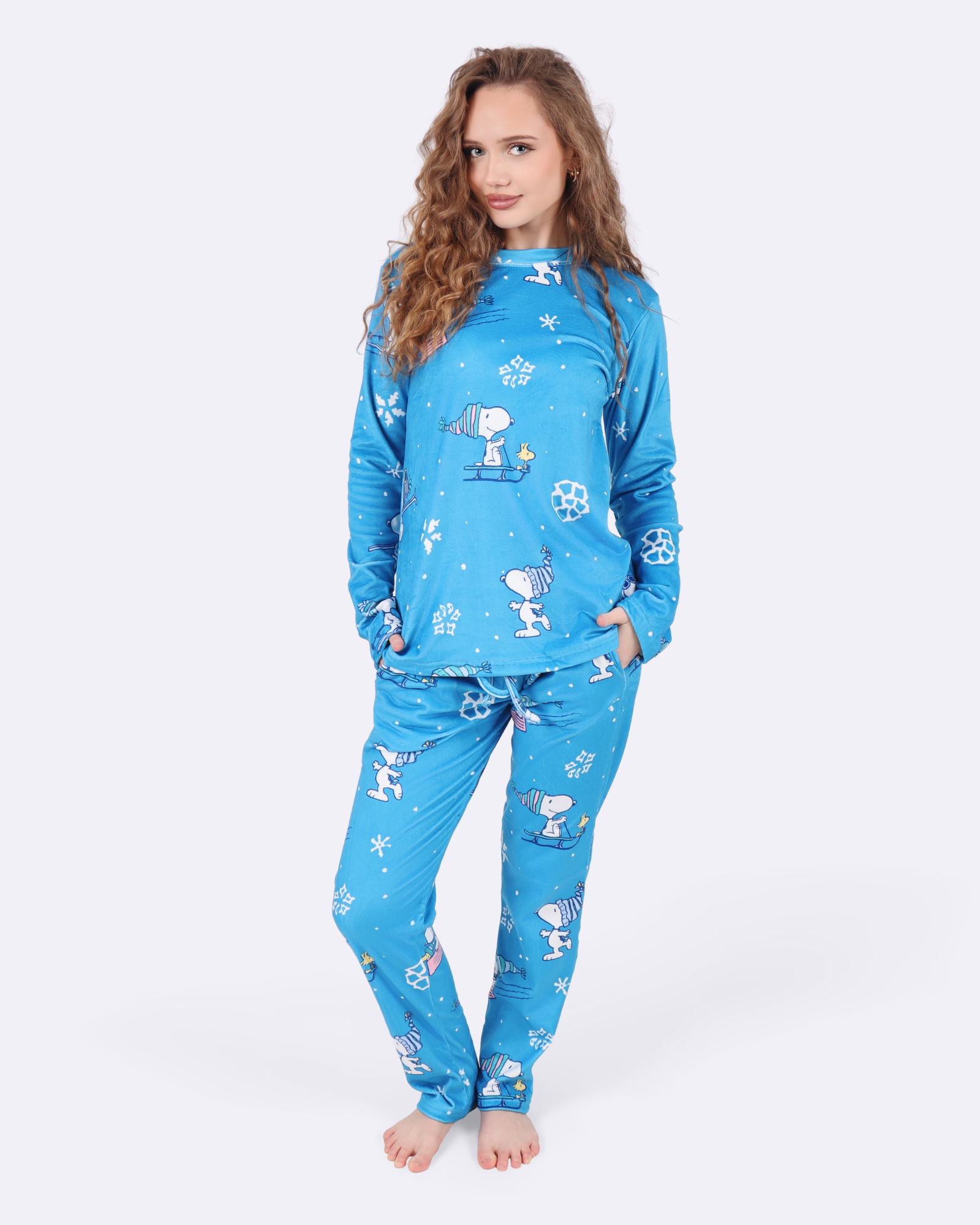 Snoopy Ski Velourpyjamas
