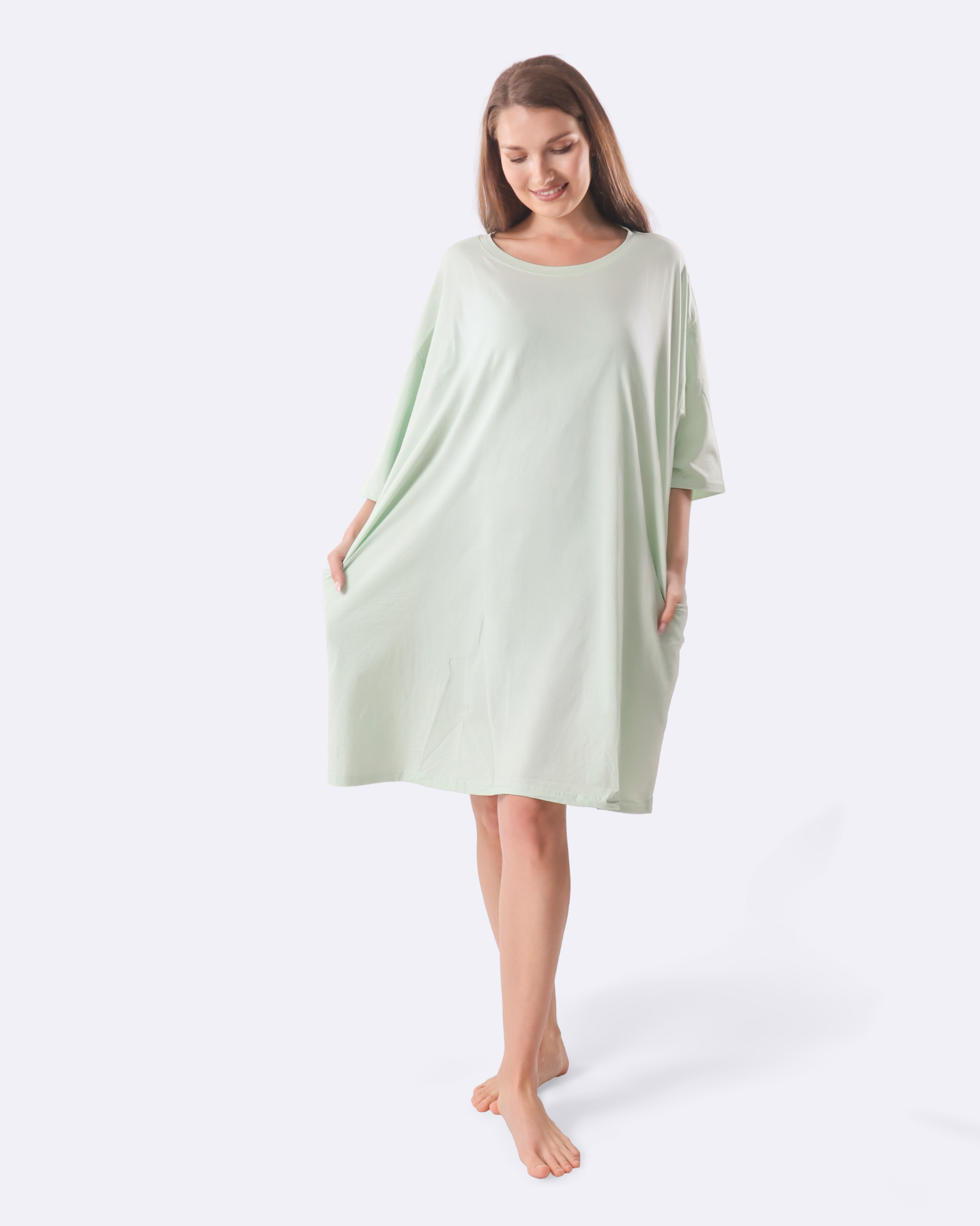 Soft Aqua Cozee Tee