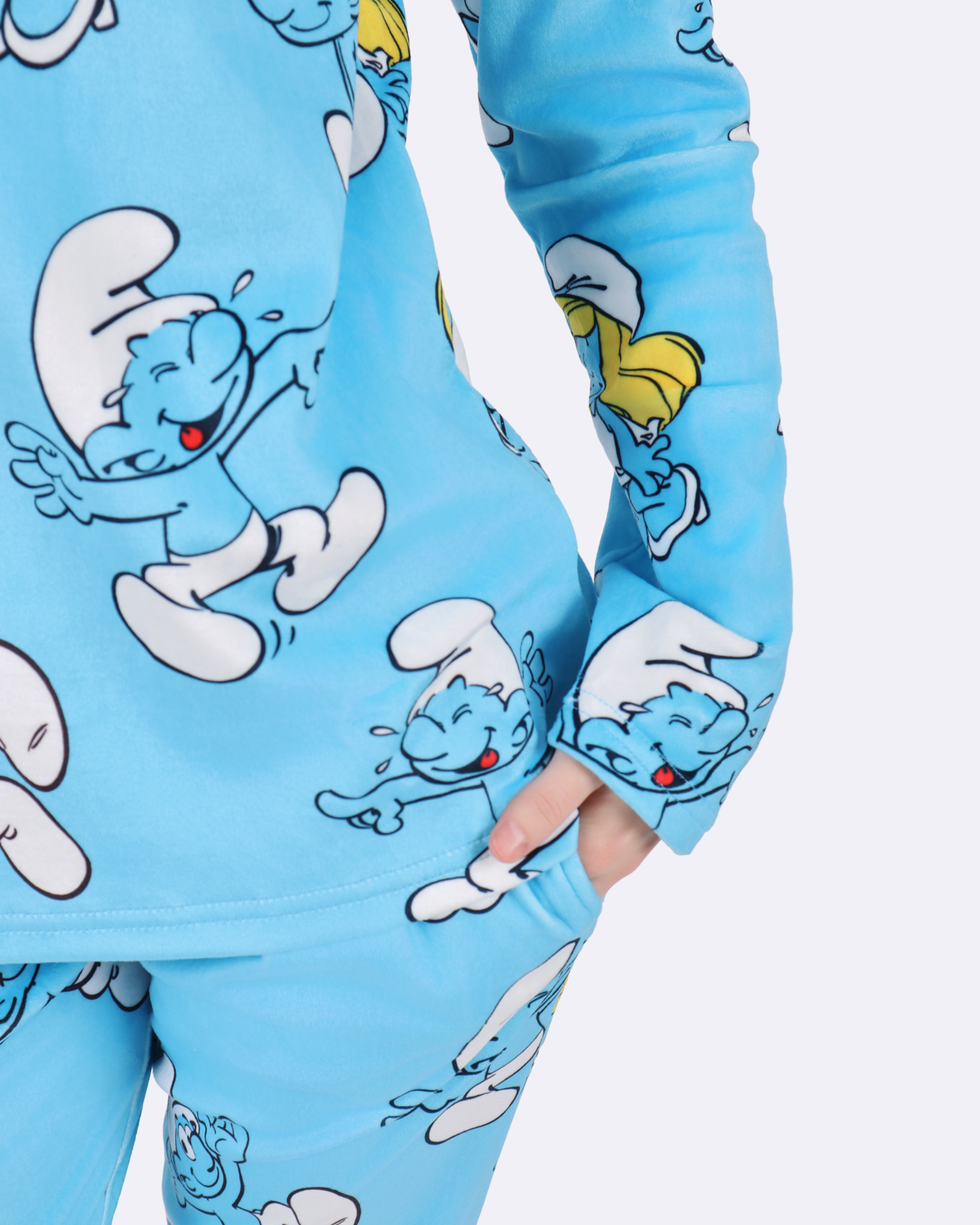 Smurfs Blue Velourpyjamas
