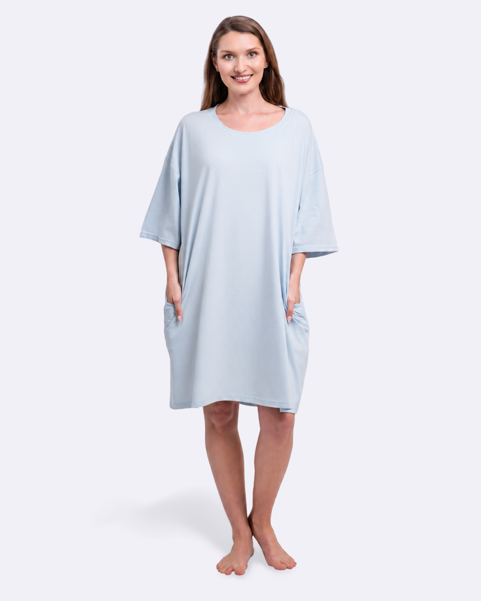 Misty Blue Cozee Tee