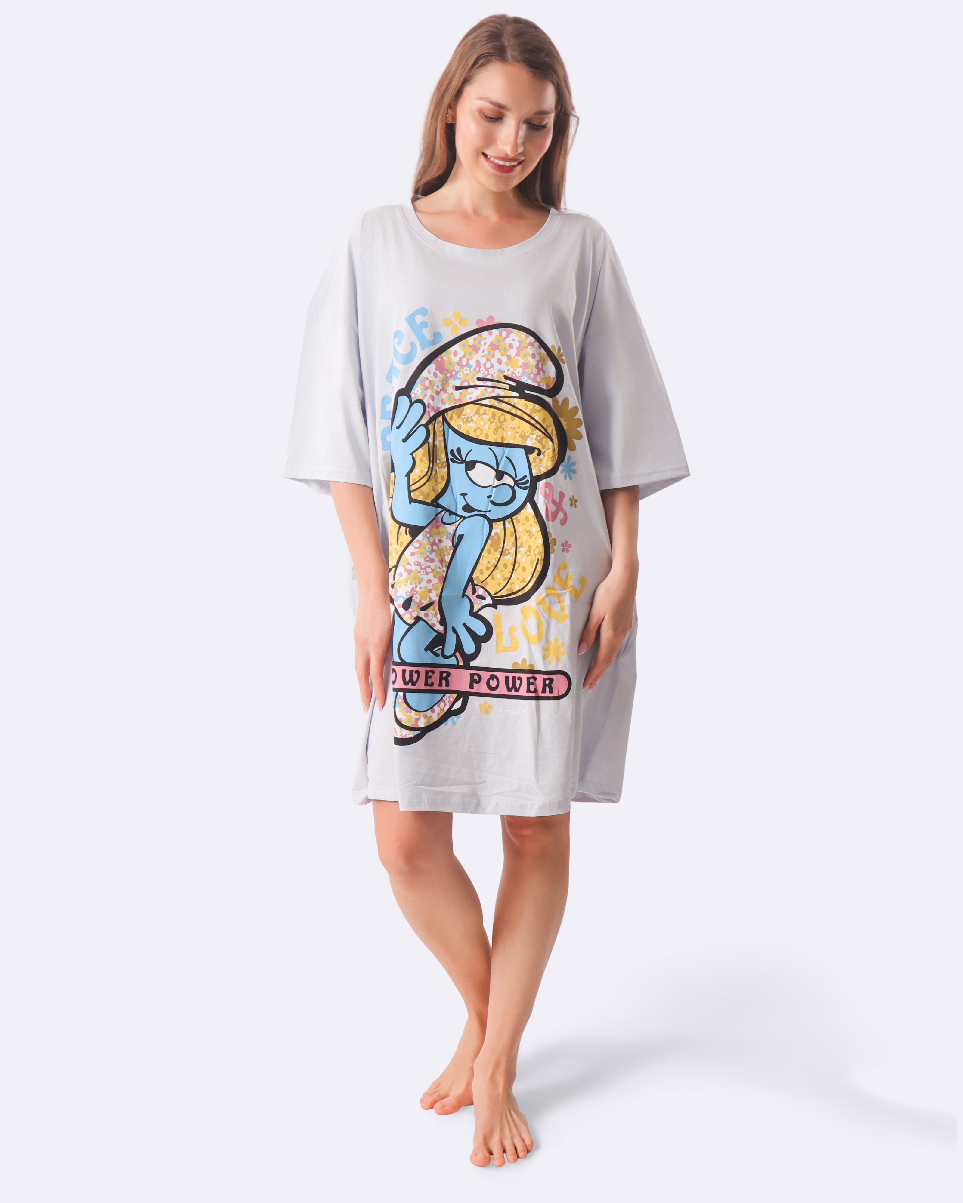 Smurfette Flower Cozee Tee