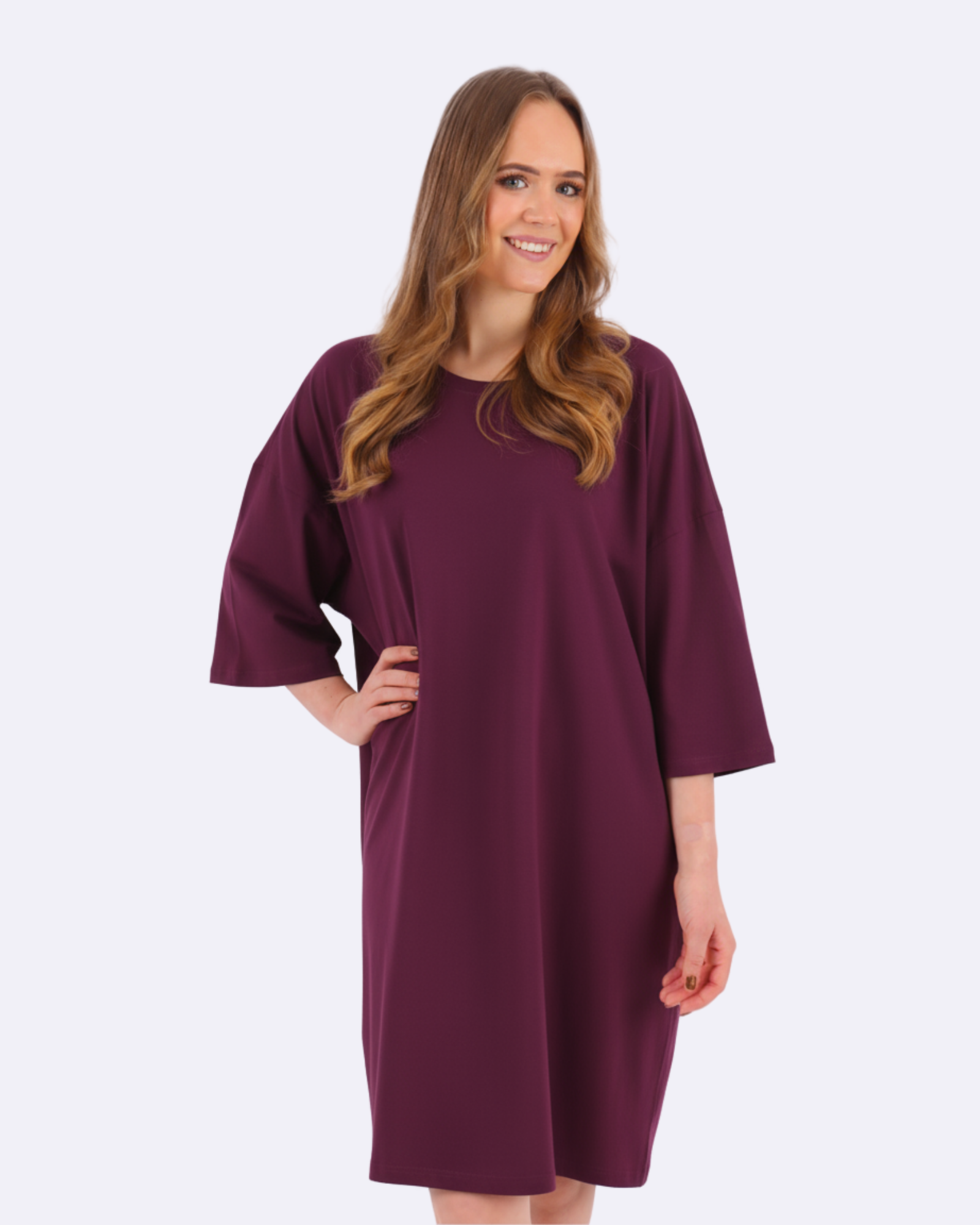 Plum Cozee Tee