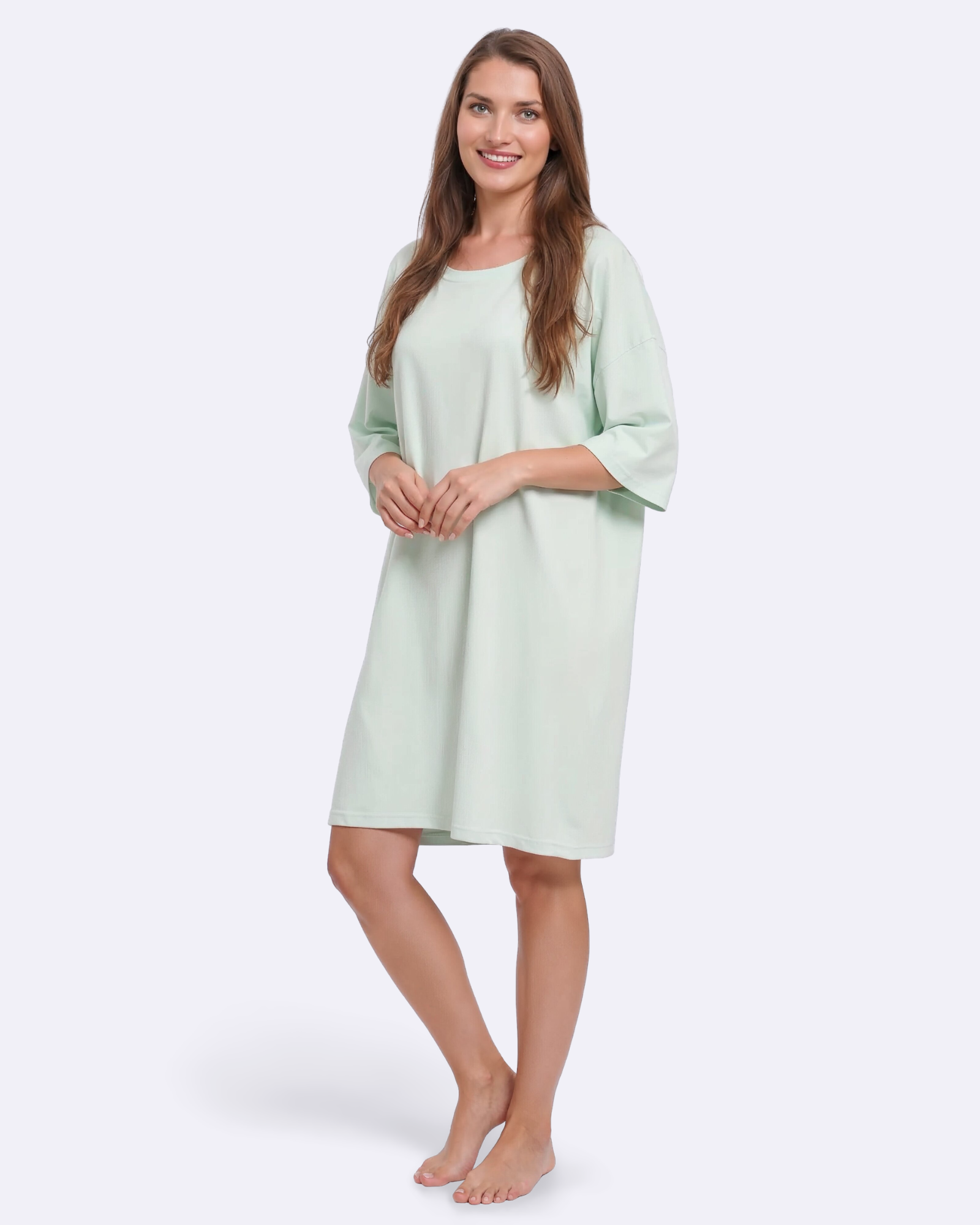 Soft Aqua Cozee Tee