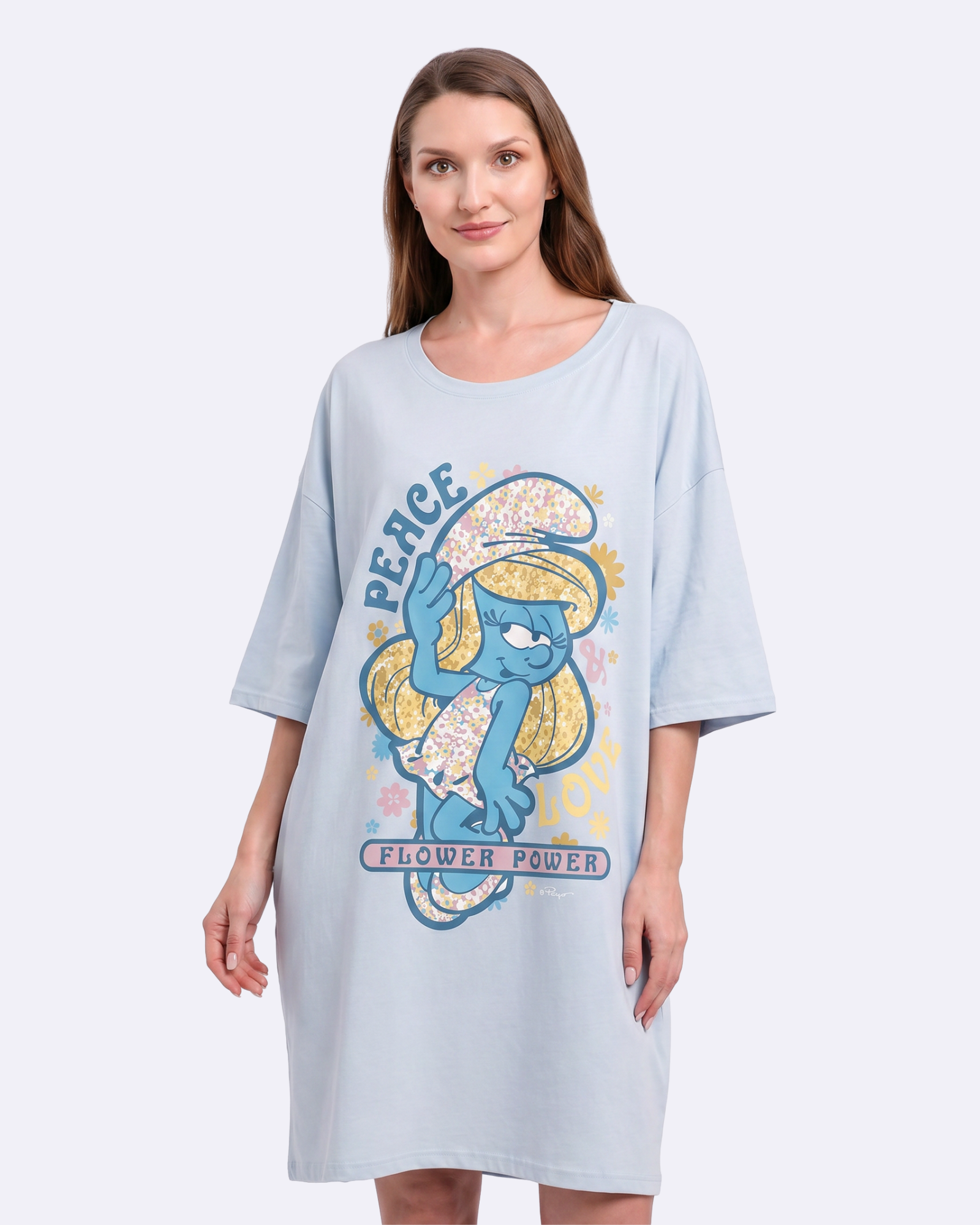Smurfette Flower Cozee Tee
