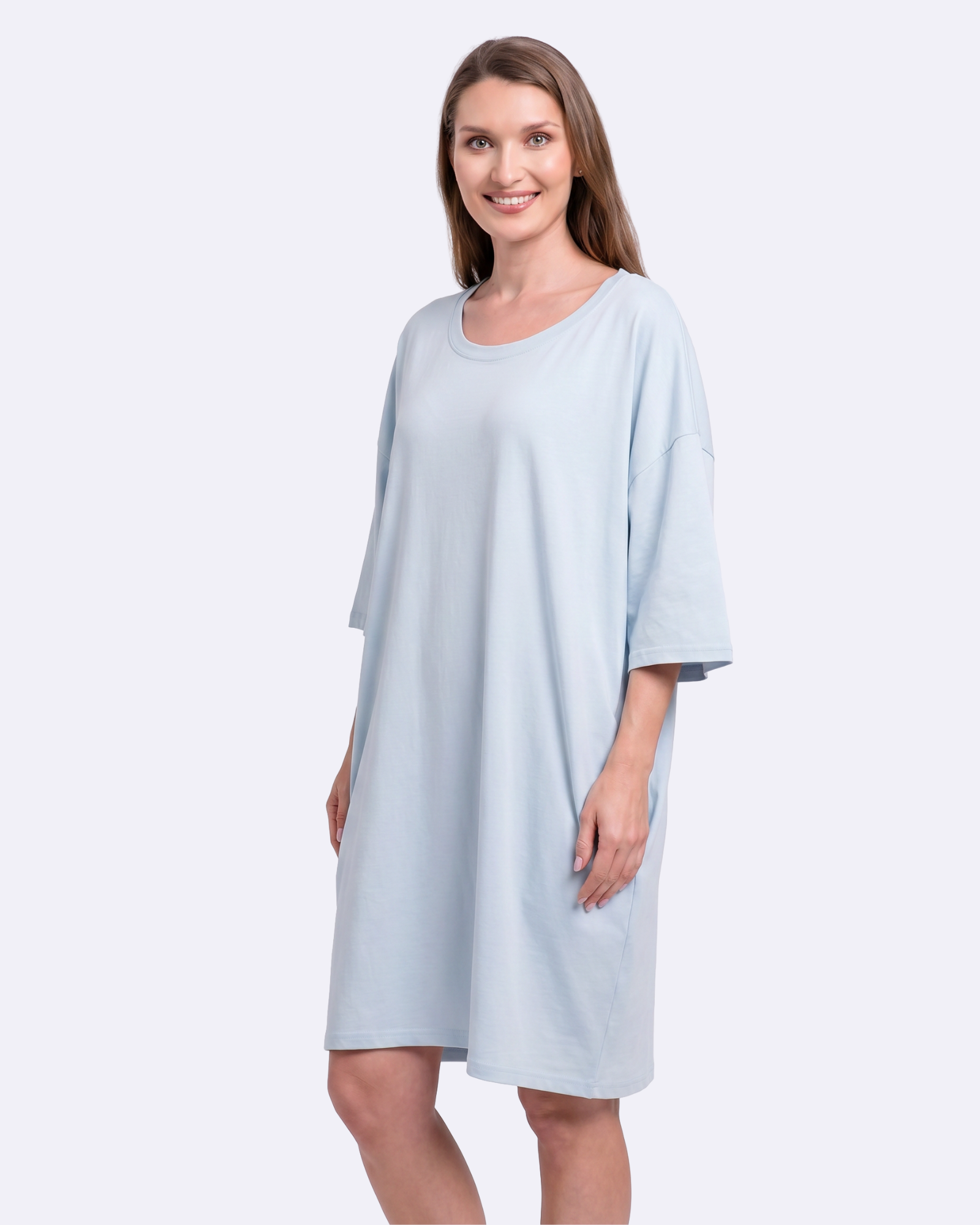 Misty Blue Cozee Tee