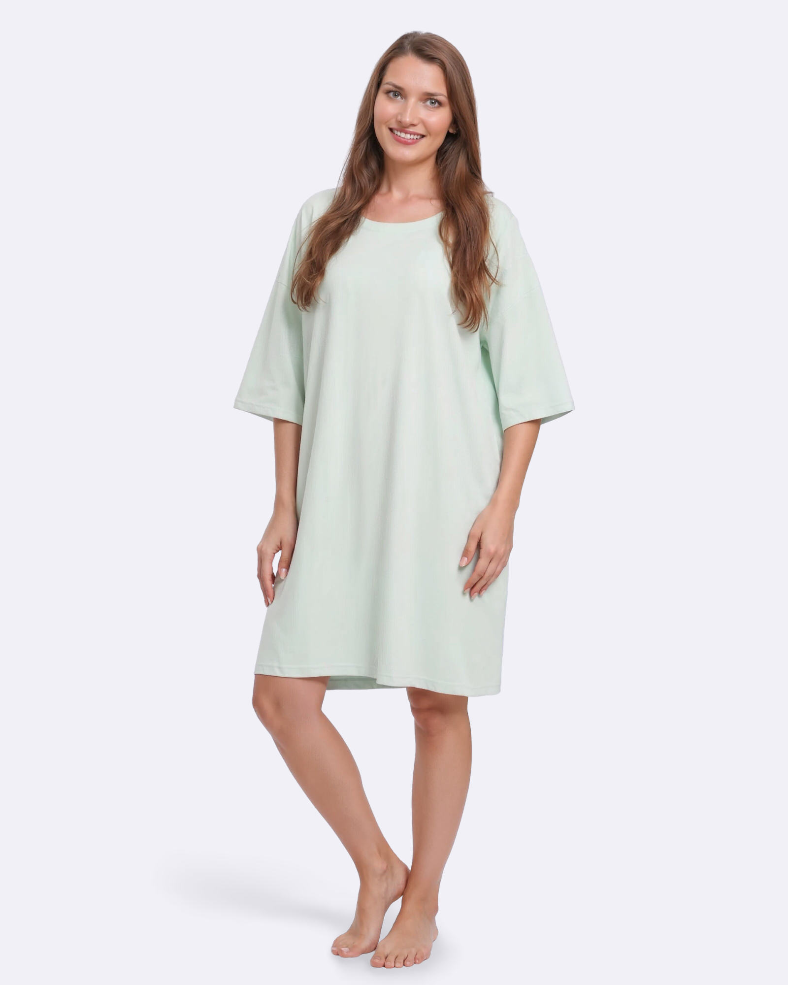 Soft Aqua Cozee Tee