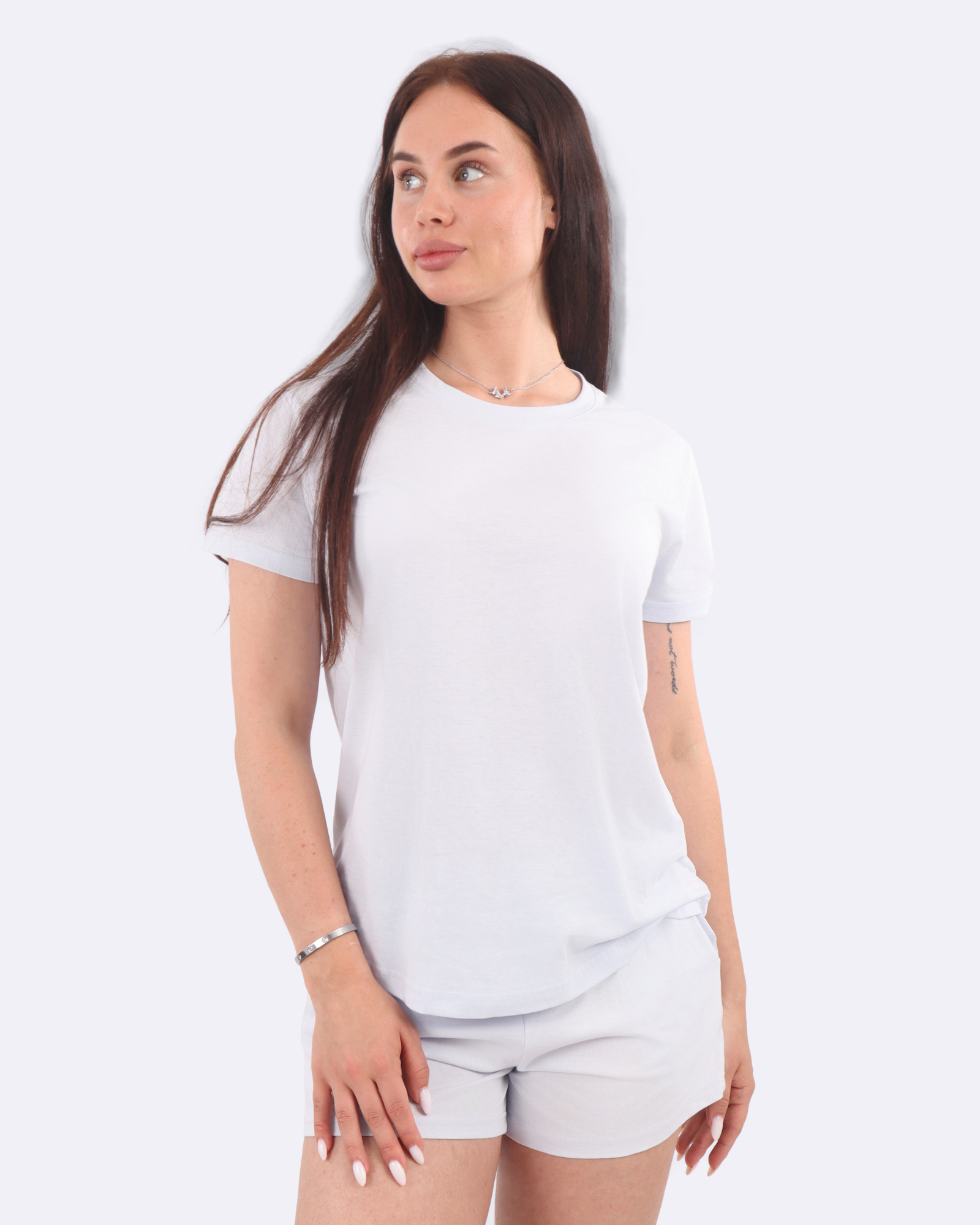 Sydänkuvioiset lyhyet pyjamat 