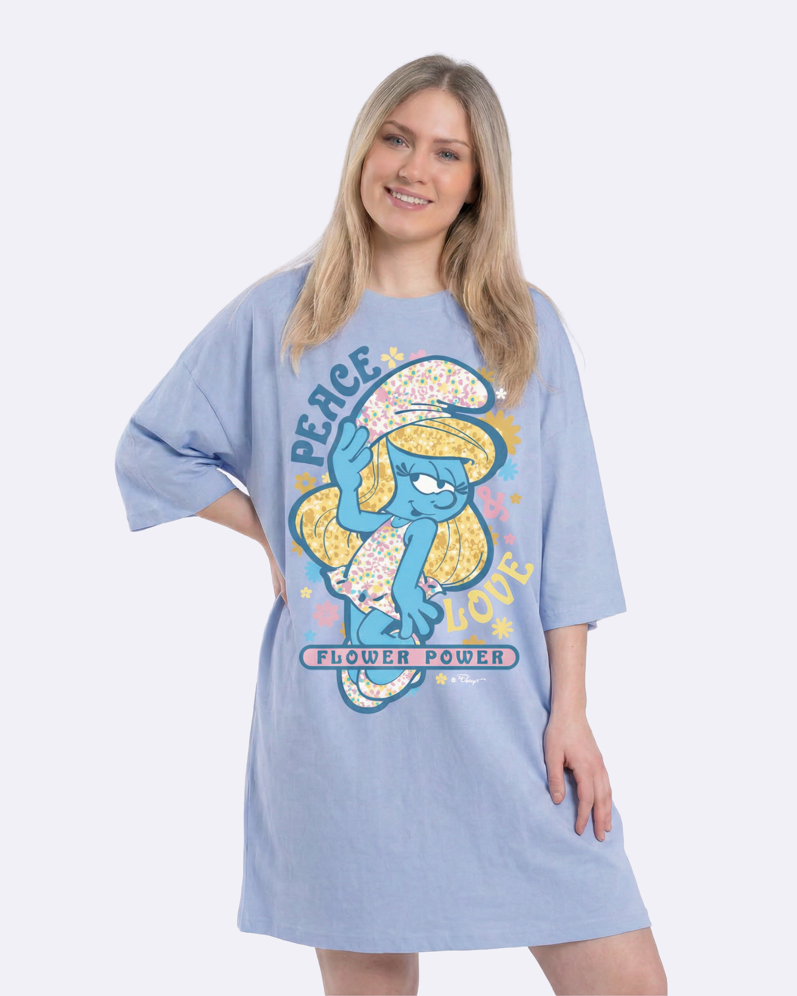 Smurfette Flower Cozee Tee